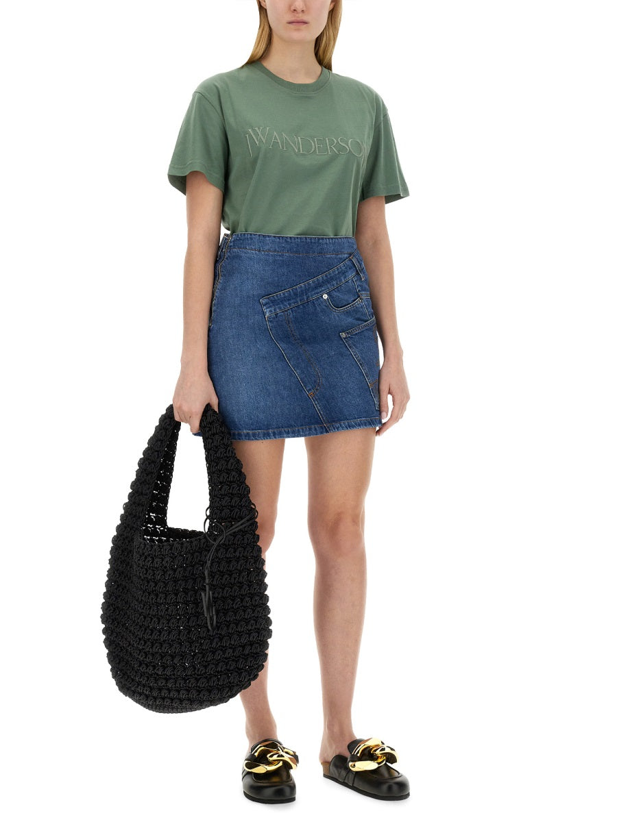 Jw Anderson Women Denim Miniskirt J.W. ANDERSON
