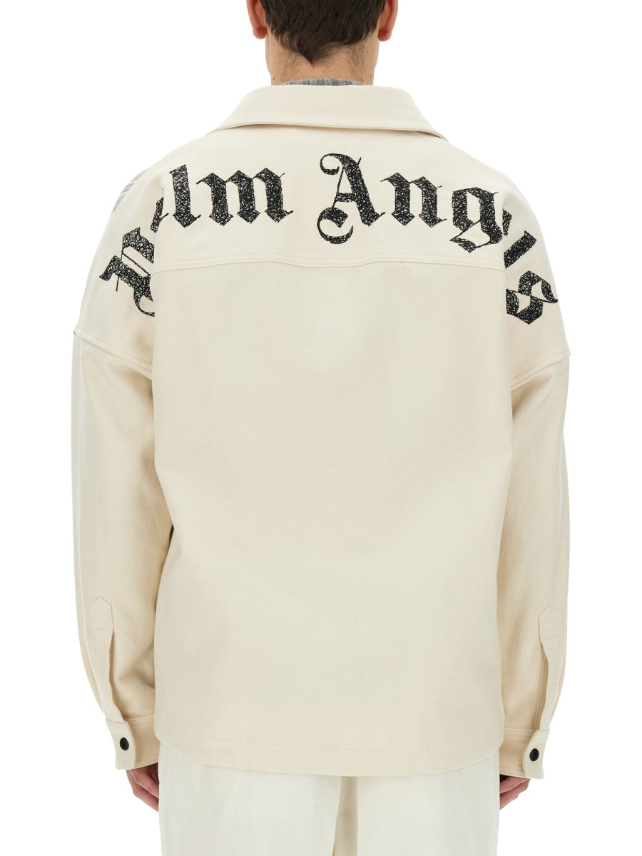 Palm Angels Men Overshirt Check PALM ANGELS