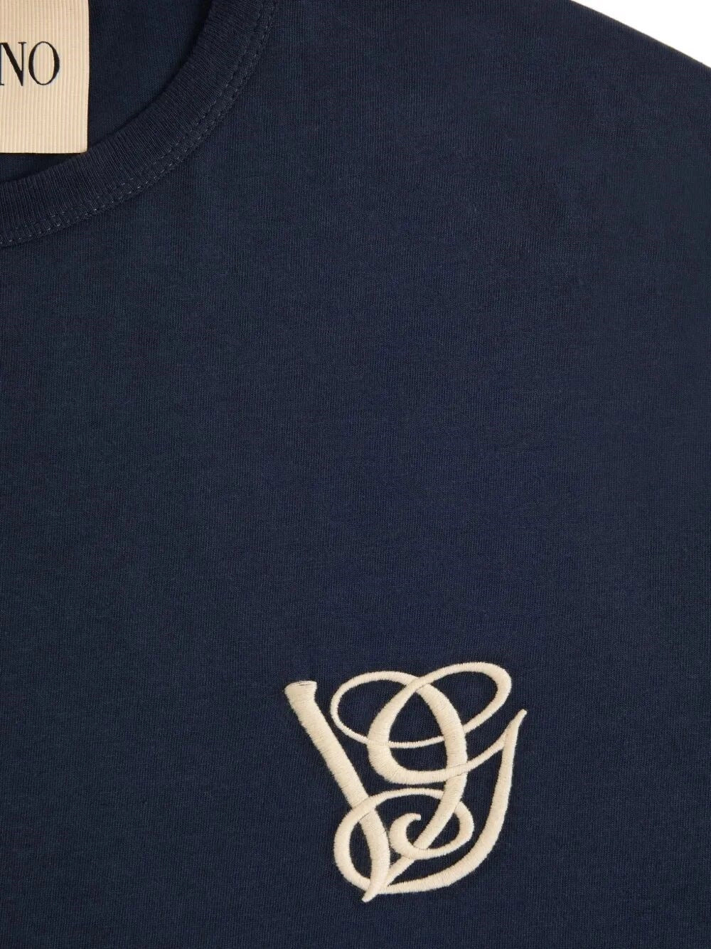 Valentino Garavani Men Embroidered `Vg` T-Shirt VALENTINO GARAVANI