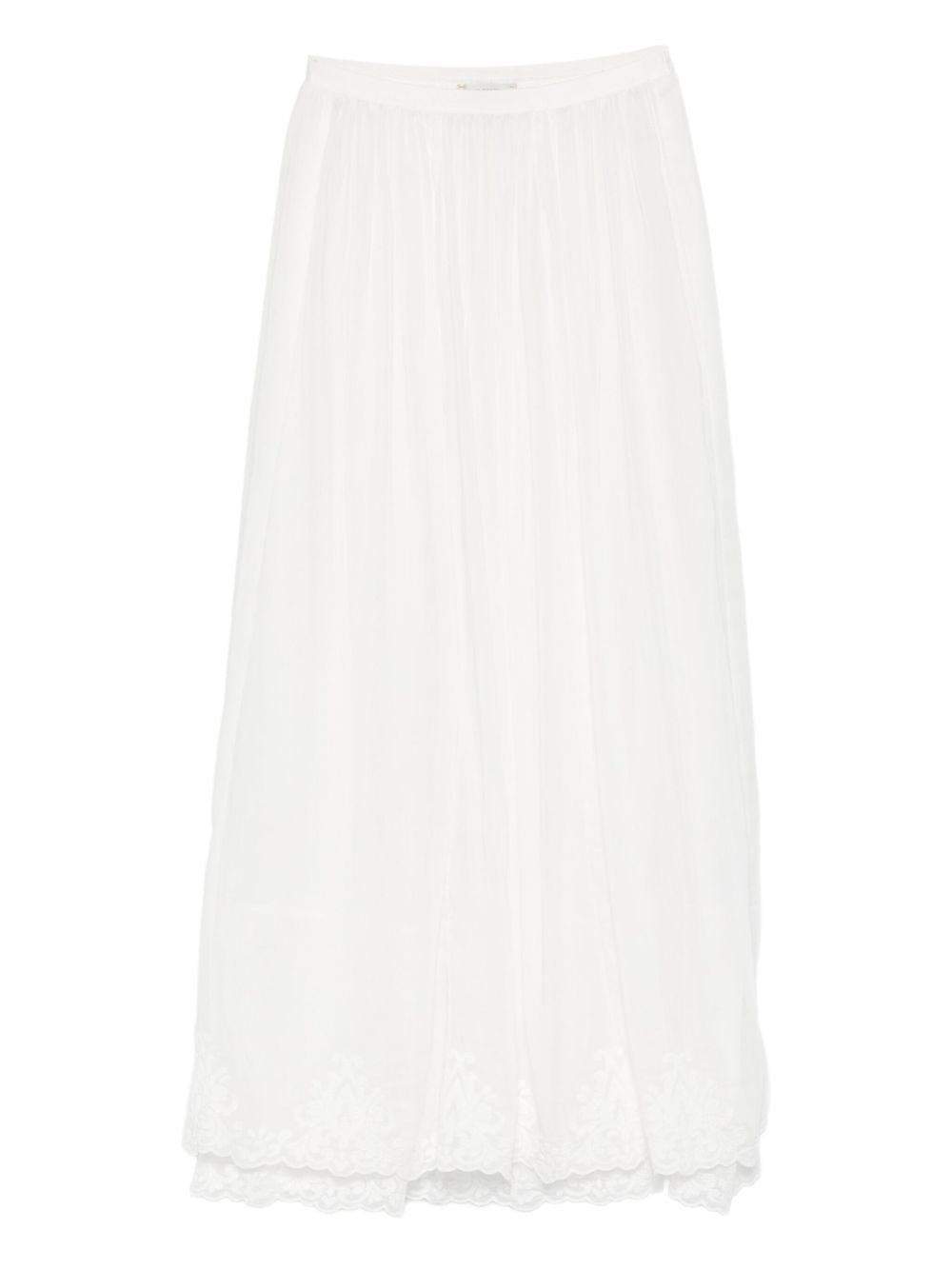 Forte_Forte Women Embroidered Voile Long Skirt FORTE FORTE