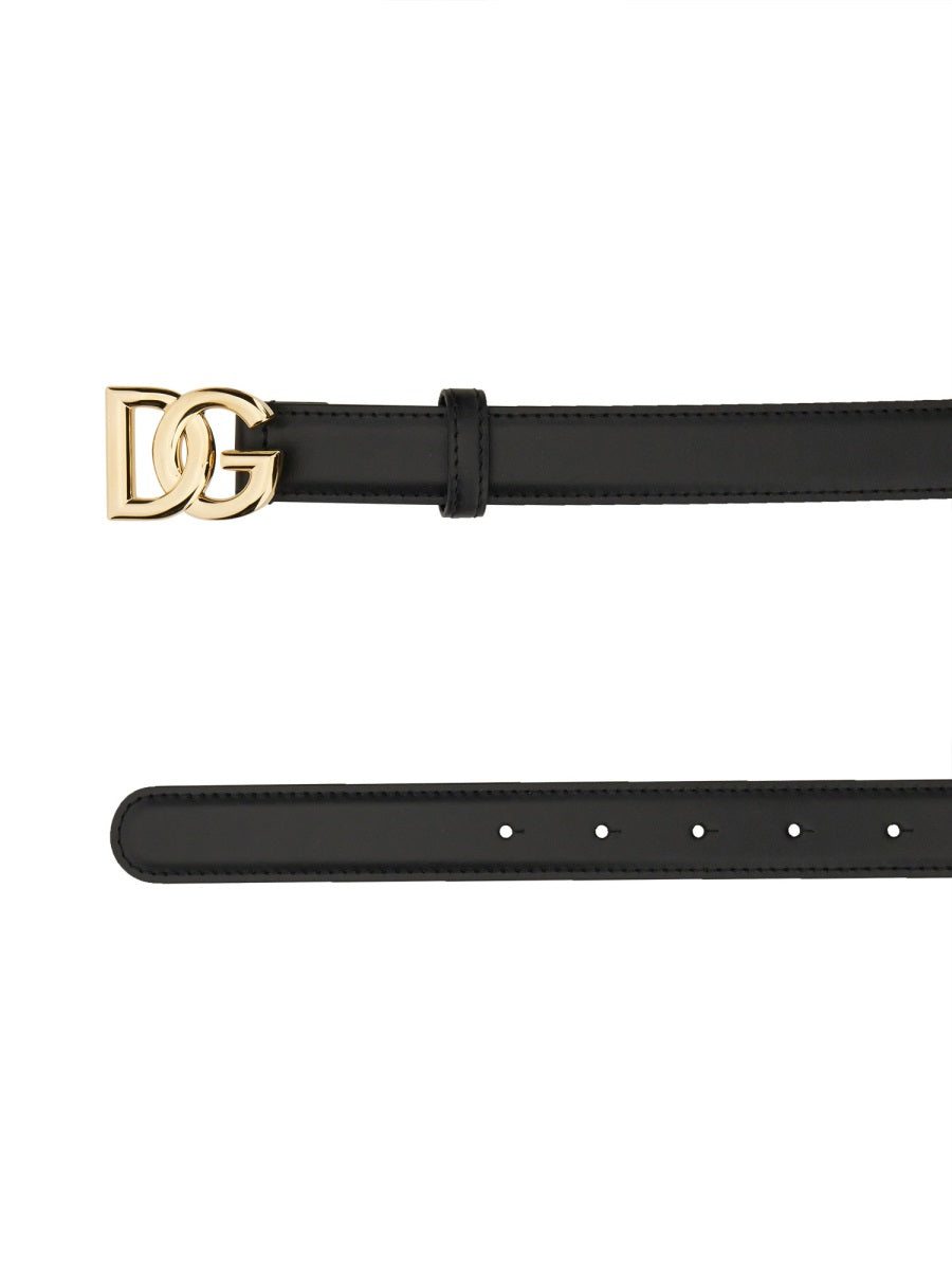 Dolce & Gabbana Women Belt With Logo Buckle DOLCE & GABBANA