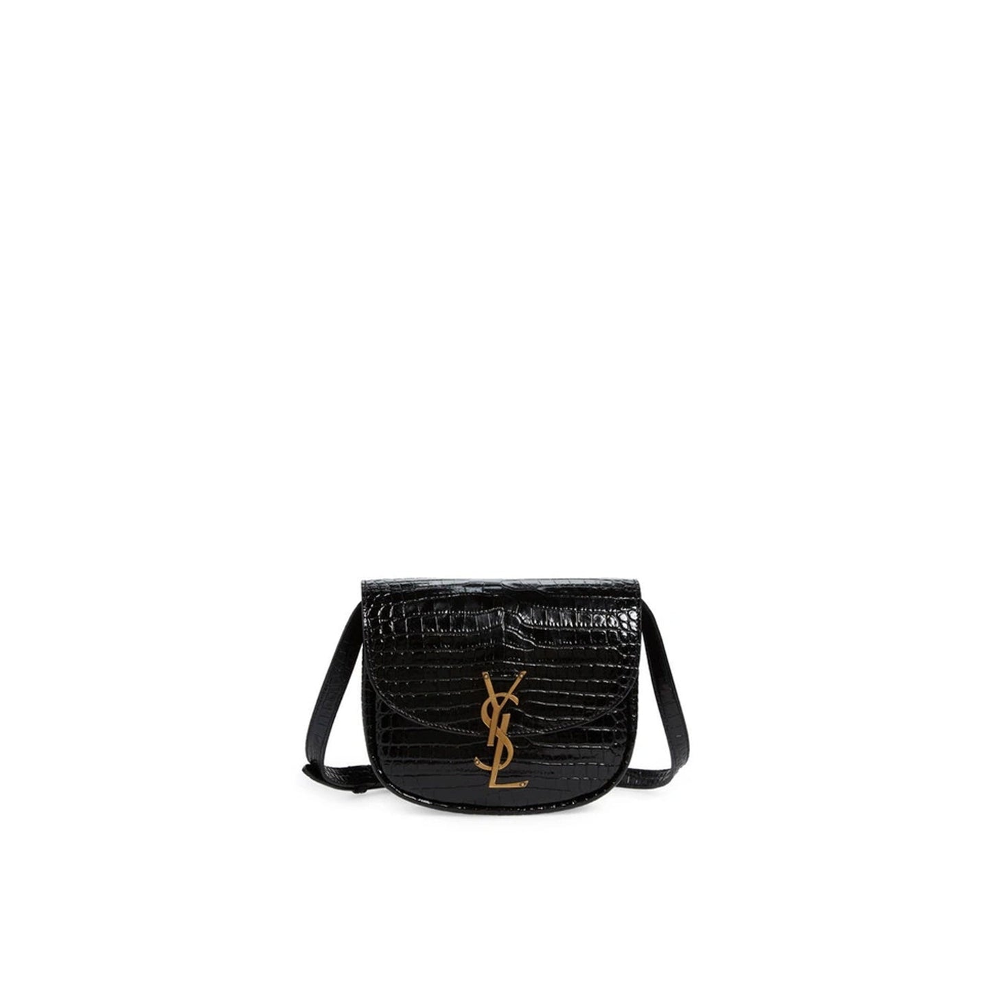 Saint Laurent Kaia Croco Shoulder Bag Women SAINT LAURENT