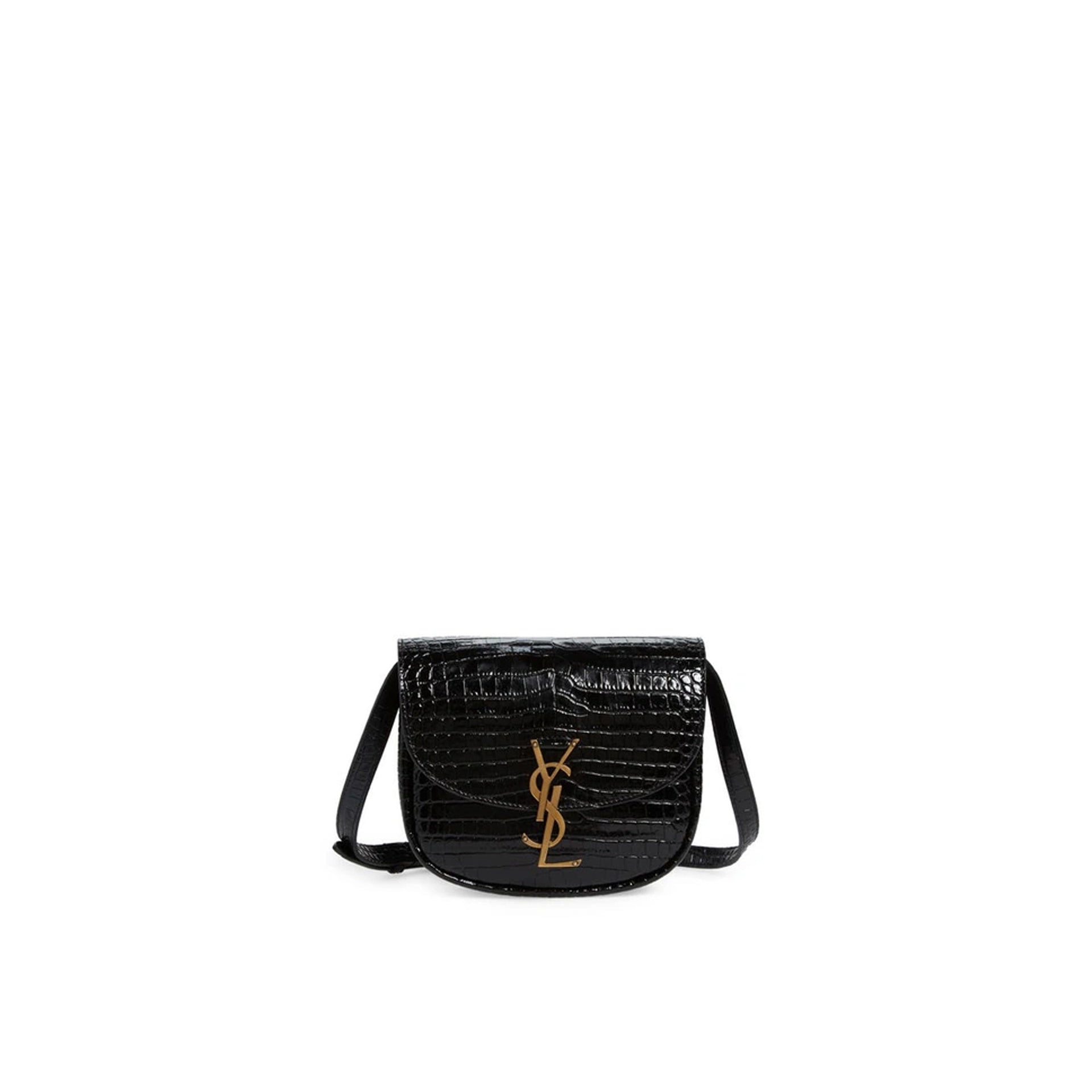 Saint Laurent Kaia Croco Shoulder Bag Women SAINT LAURENT