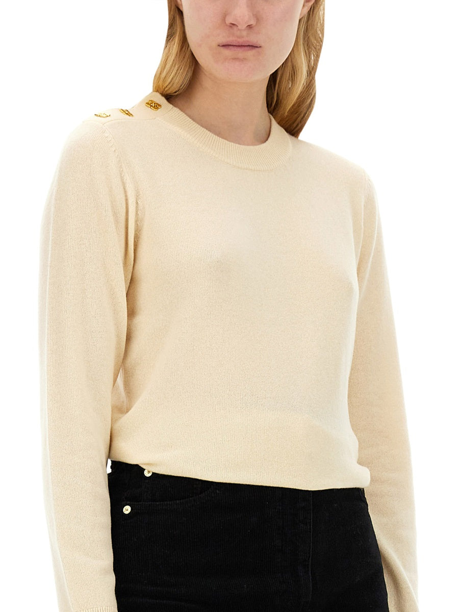 Ganni Women O-Neck Shirt GANNI