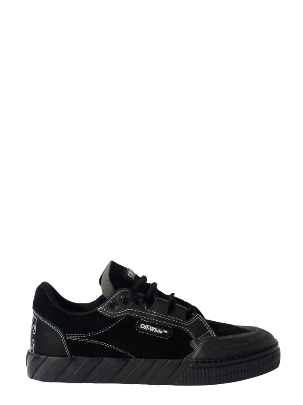 Off White Men Black 779 Vulcanized Leather Sneakers OFF-WHITE