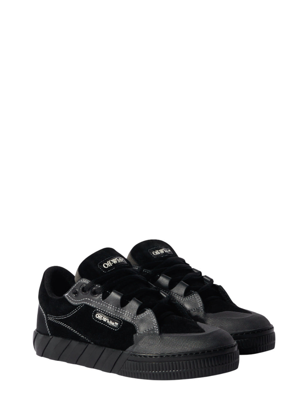 Off White Men Black 779 Vulcanized Leather Sneakers OFF-WHITE