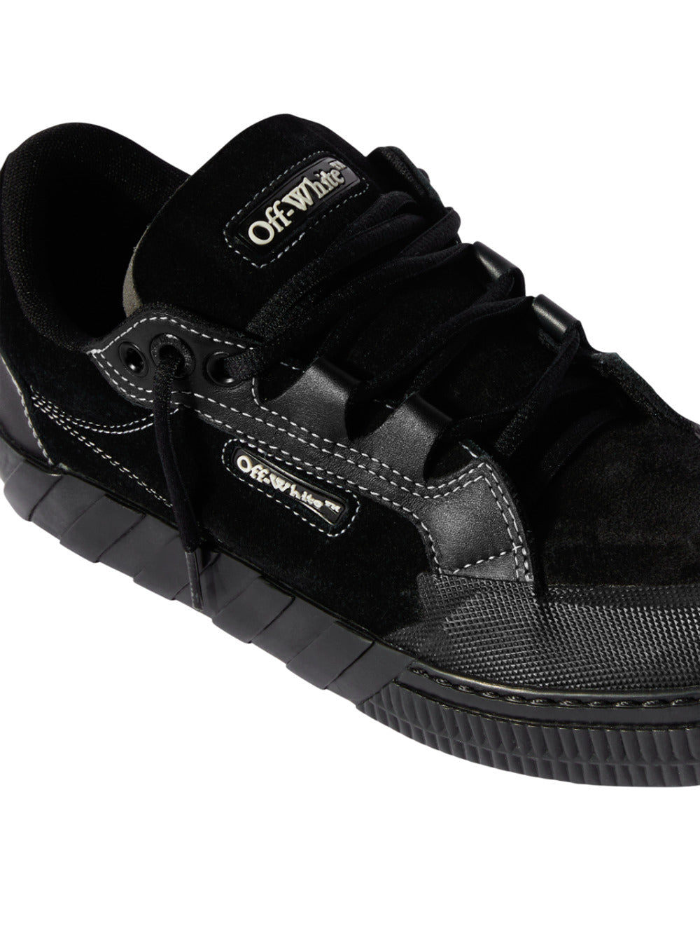 Off White Men Black 779 Vulcanized Leather Sneakers OFF-WHITE