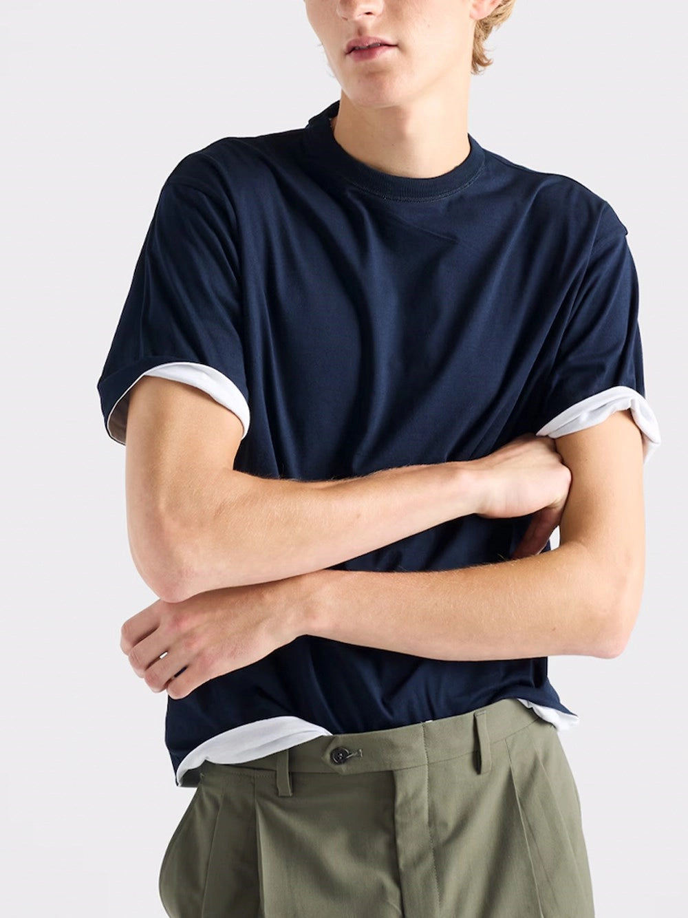 Prada Men Cotton T-Shirt PRADA
