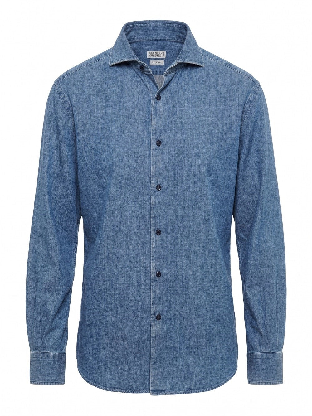 Brunello Cucinelli Men Denim Shirt BRUNELLO CUCINELLI