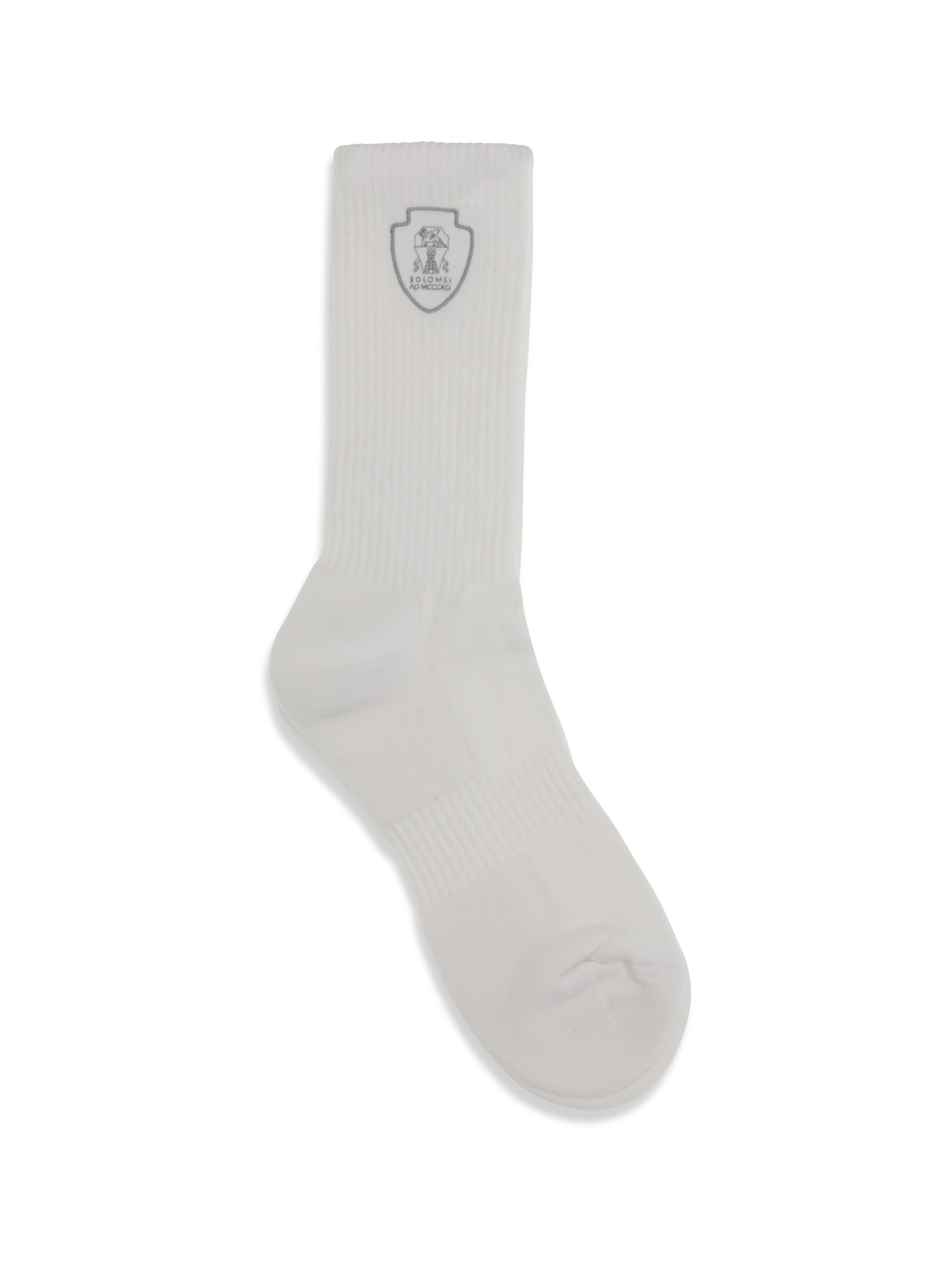 Brunello Cucinelli Men Ribbed Cotton Knit Socks BRUNELLO CUCINELLI