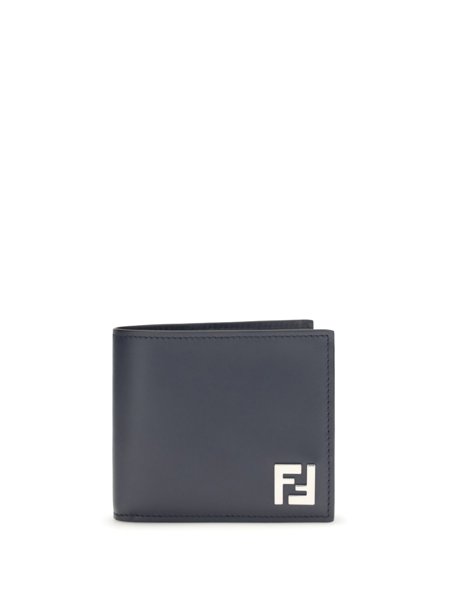 Fendi Men Ff Leather And Canvas Bifold Wallet FENDI