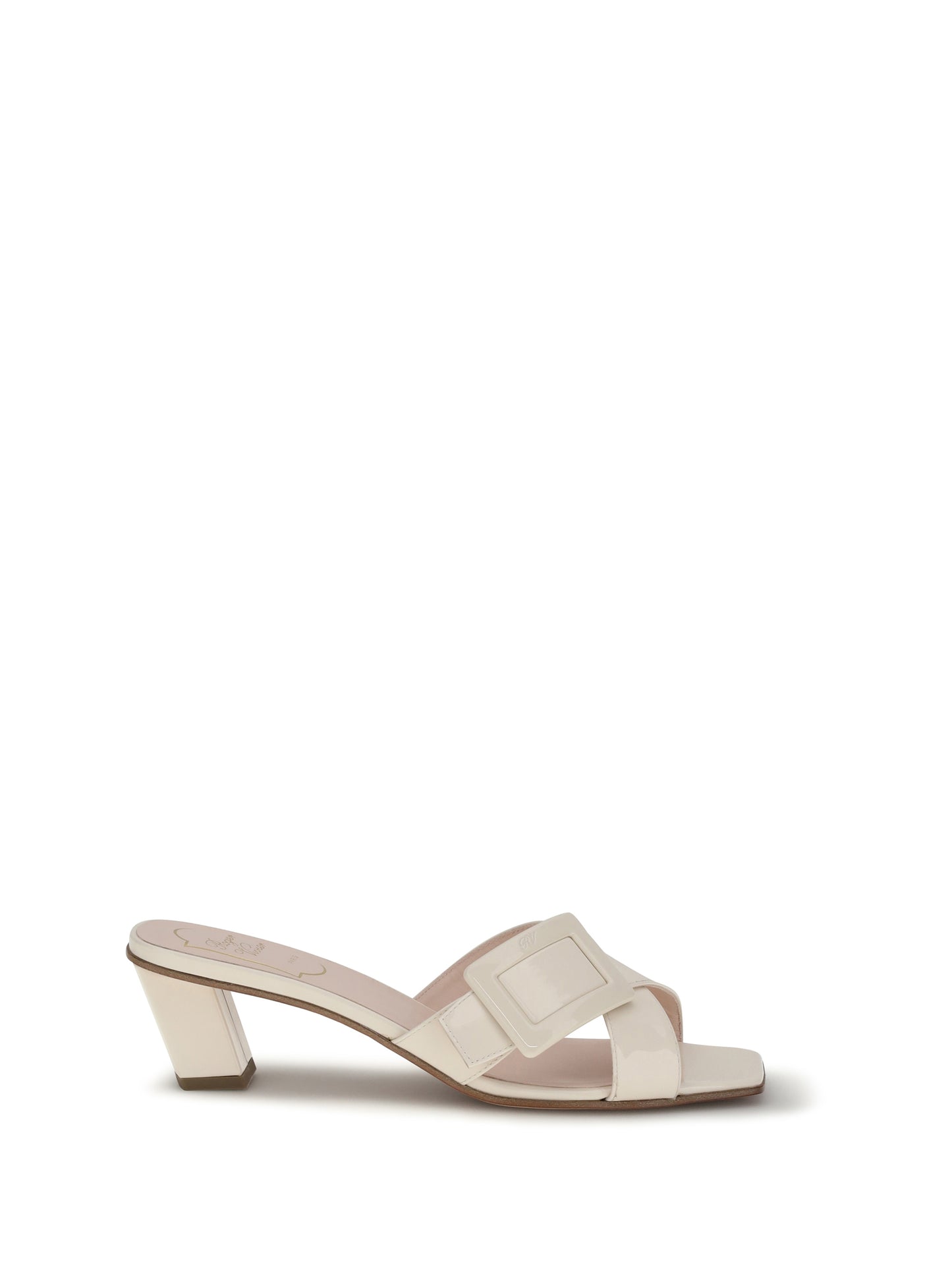 Roger Vivier Women Belle Vivier Patent Leather Sandals ROGER VIVIER