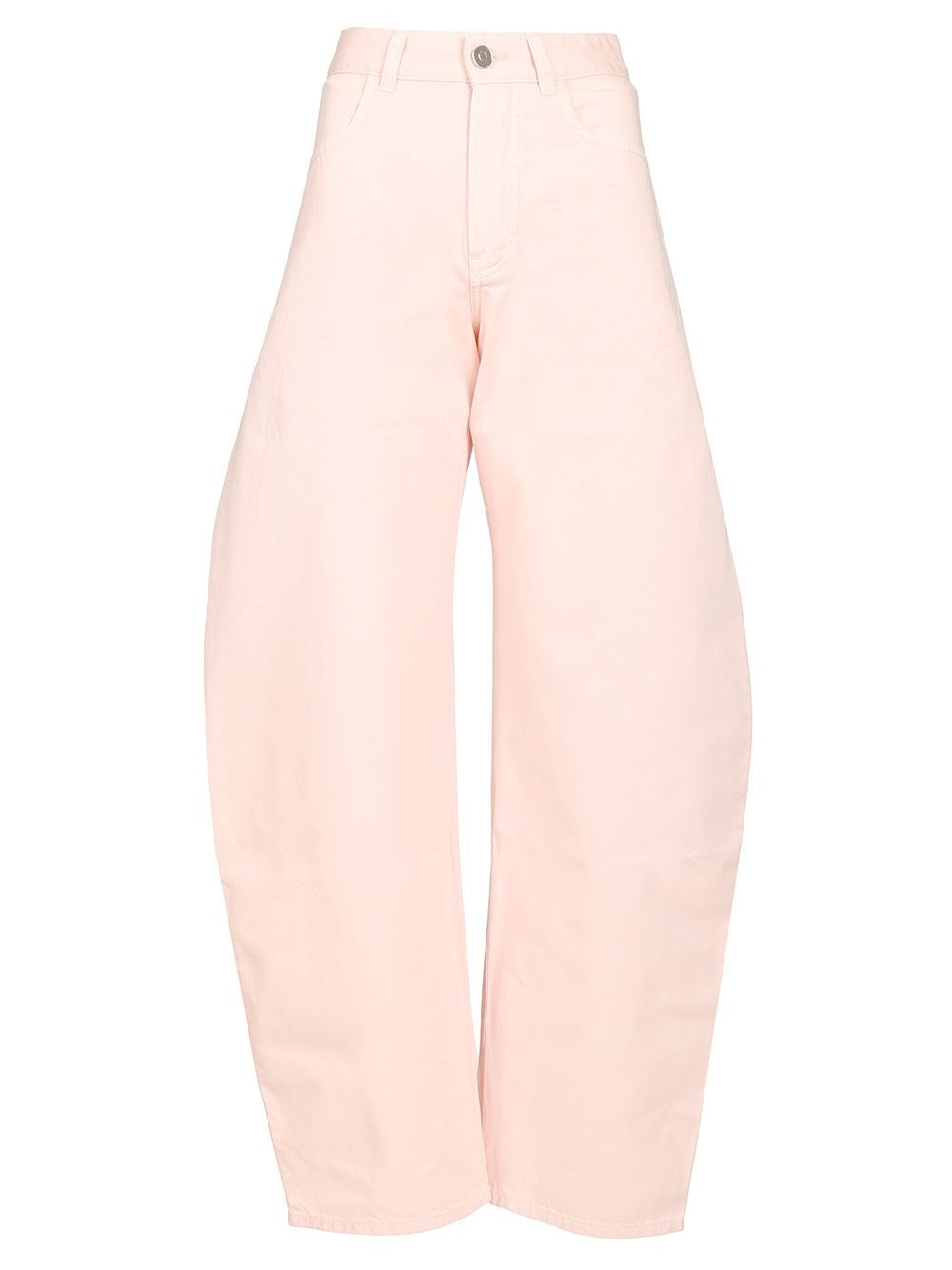 Alaïa Women Curved Dyed Denim Jeans ALAIA