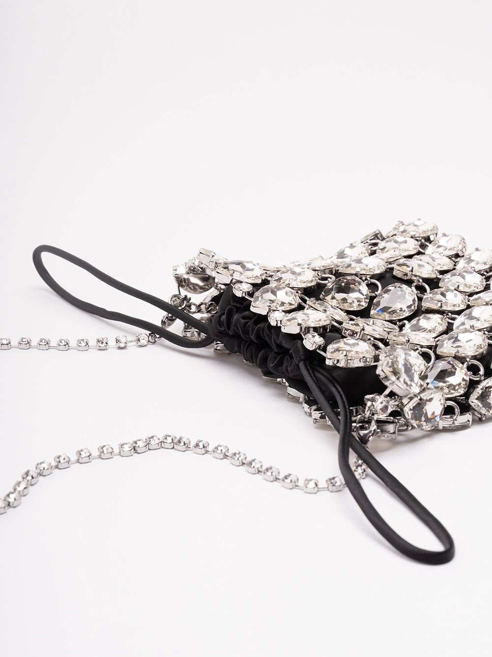 Self-Portrait Women Crystal Chainmail Mini Bag SELF-PORTRAIT