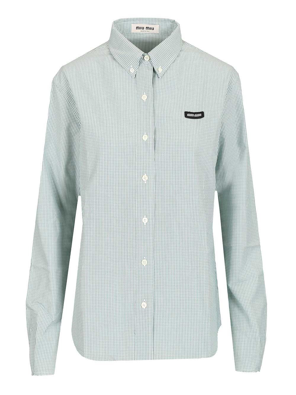 Miu Miu Women Poplin Shirt MIU MIU