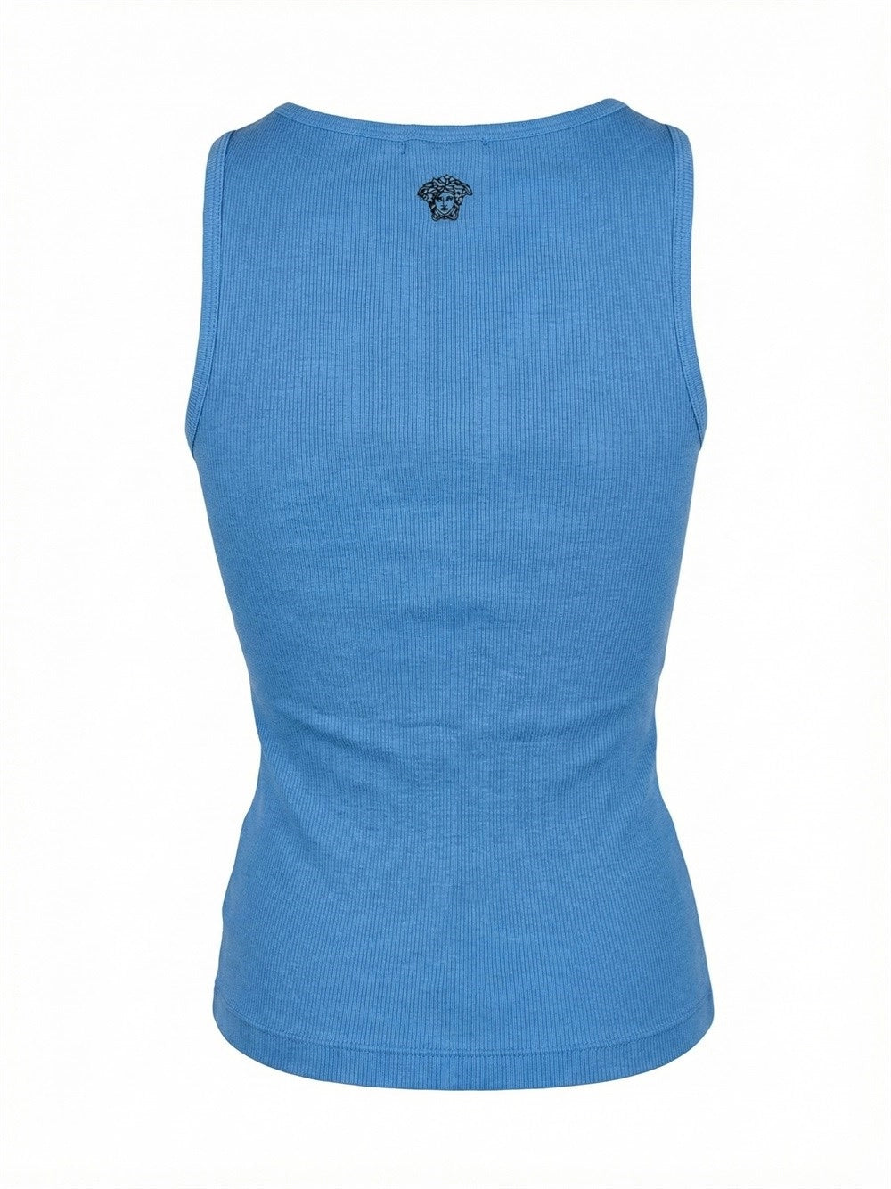 Versace Women Tank Top Rib With Medusa Embroidery VERSACE