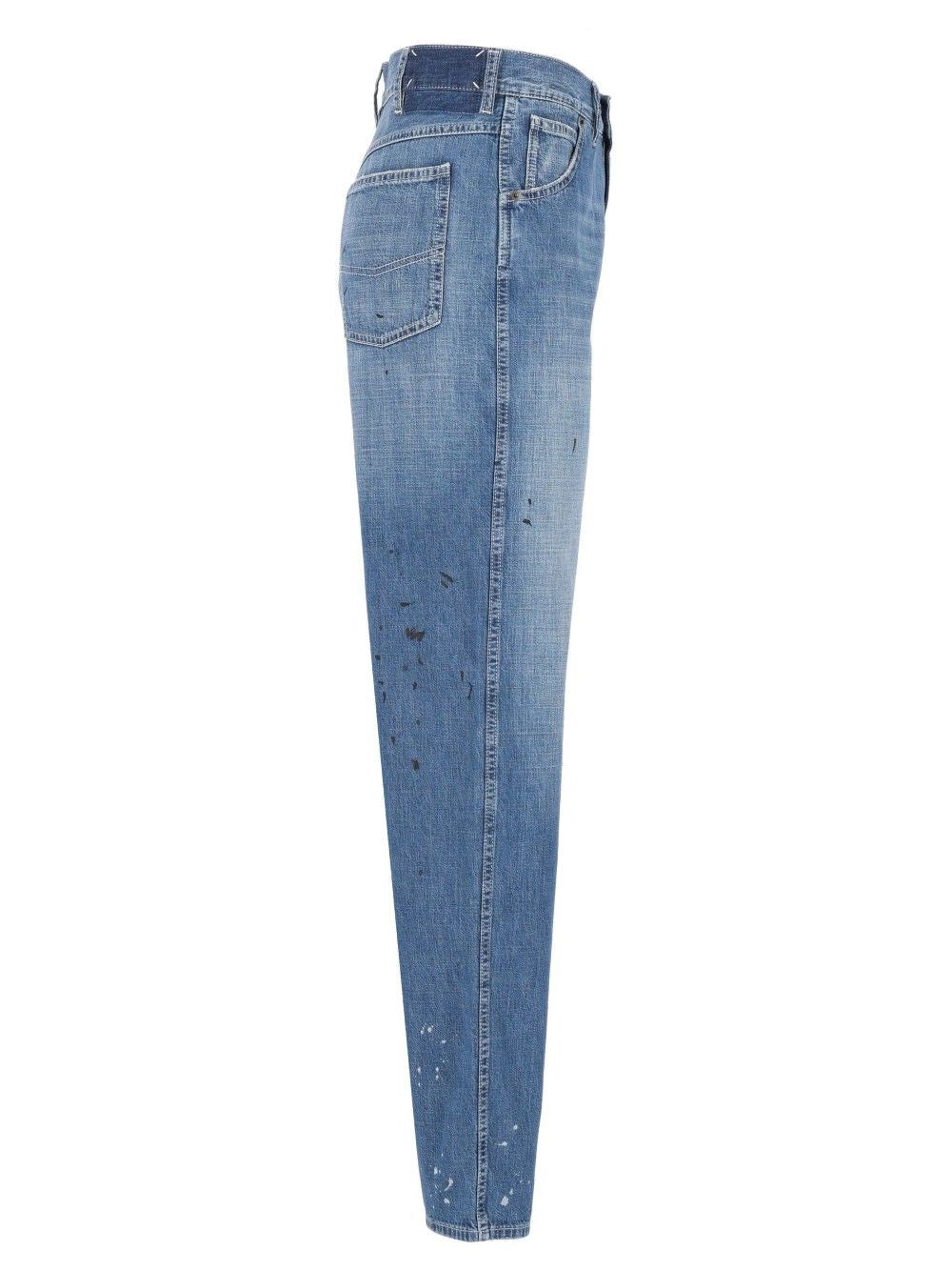 Maison Margiela Men Treated Denim Jeans MAISON MARGIELA