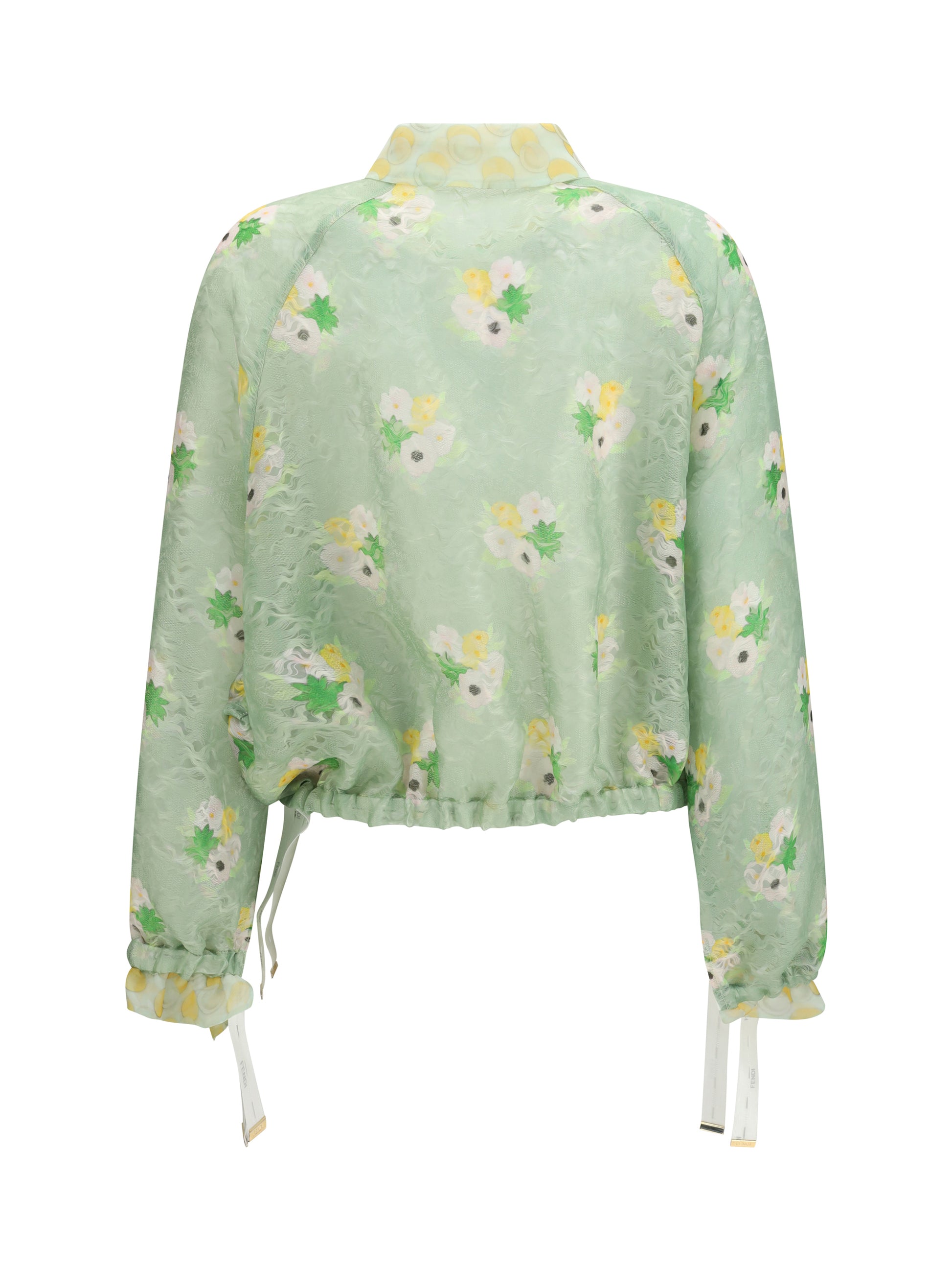 Fendi Women Organza Lace Jacket FENDI