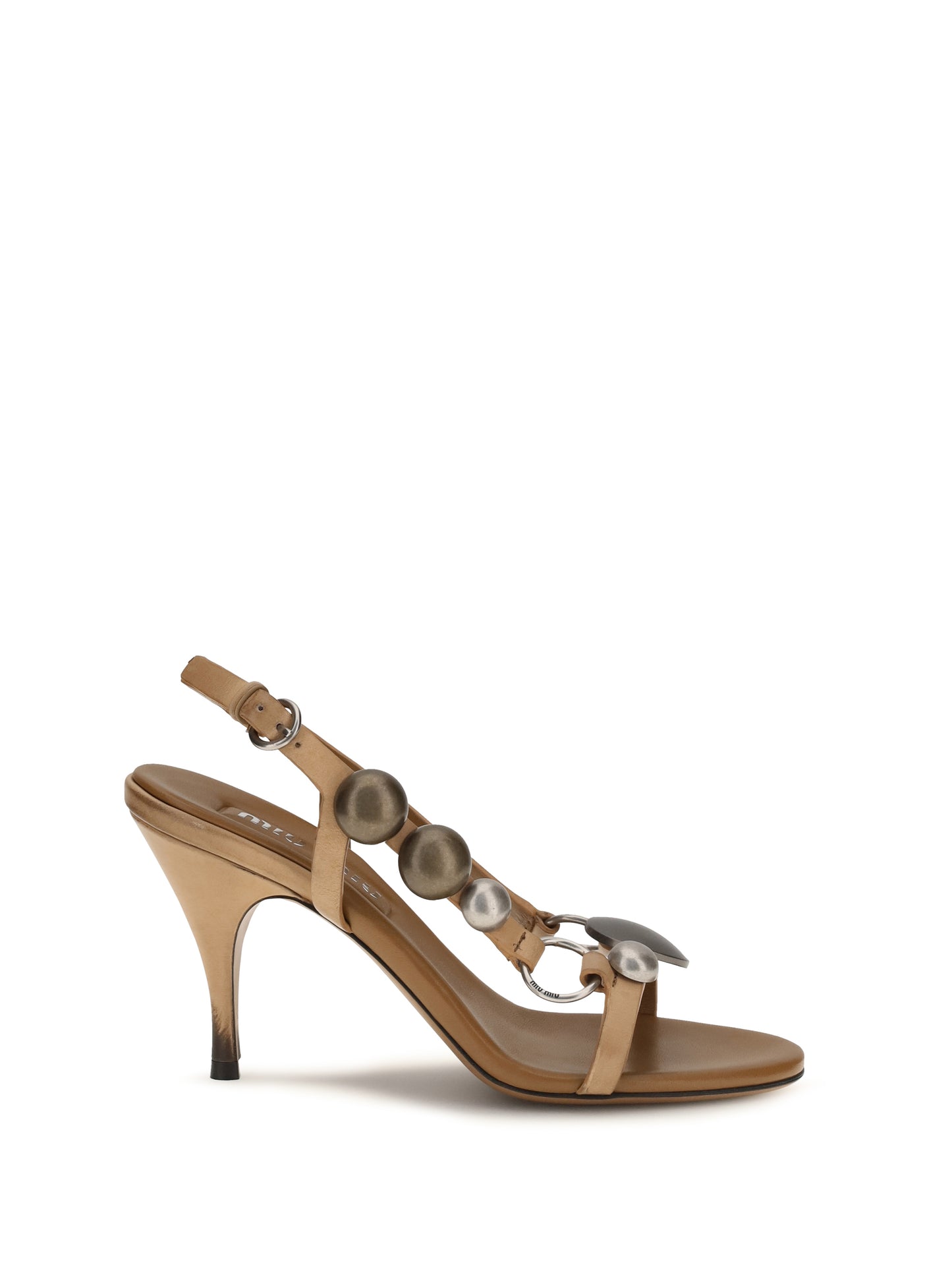 Miu Miu Women Leather Sandals MIU MIU