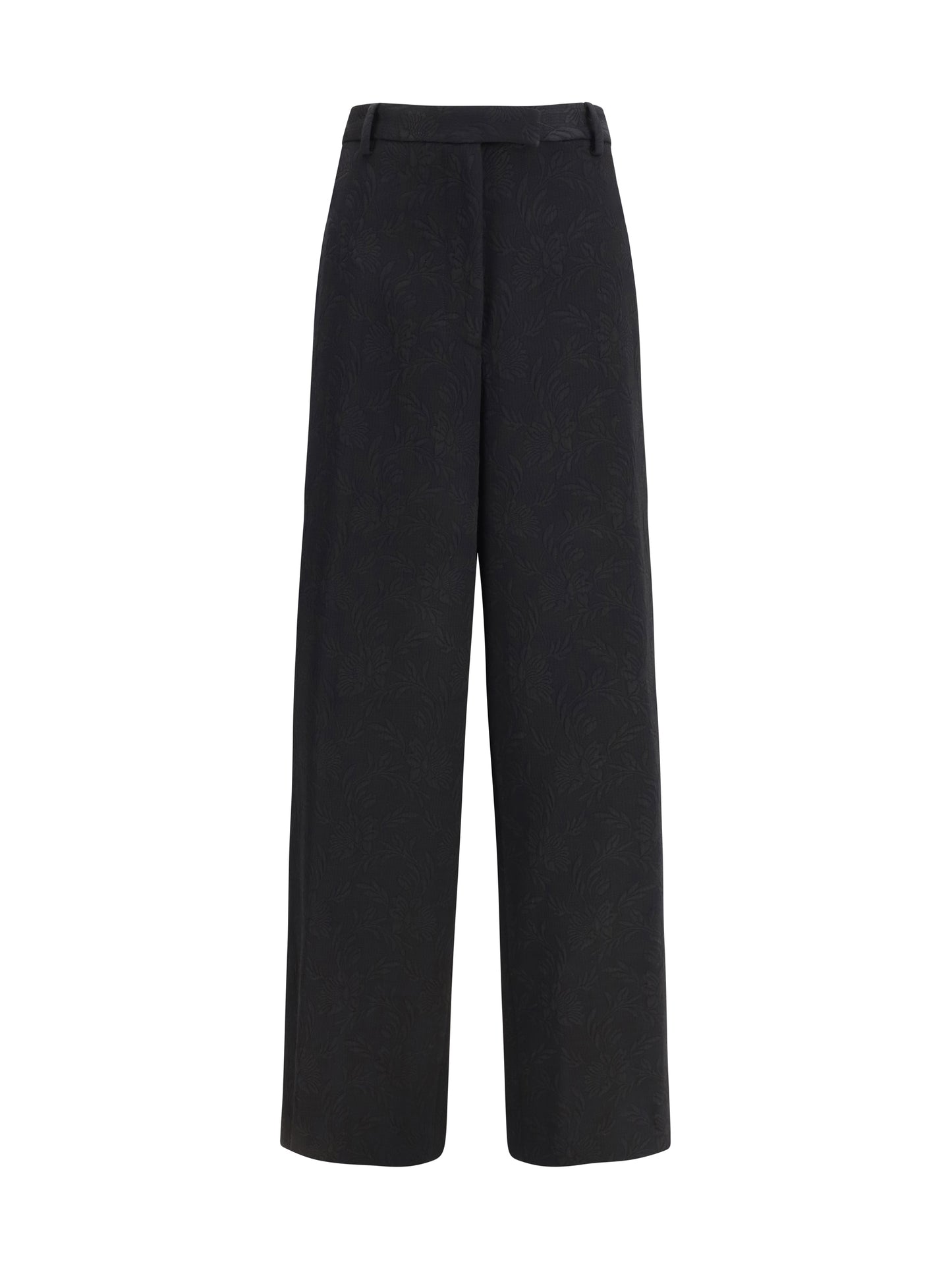 Dries Van Noten Women Wide-Leg Pants With All-Over Jacquard Pattern DRIES VAN NOTEN