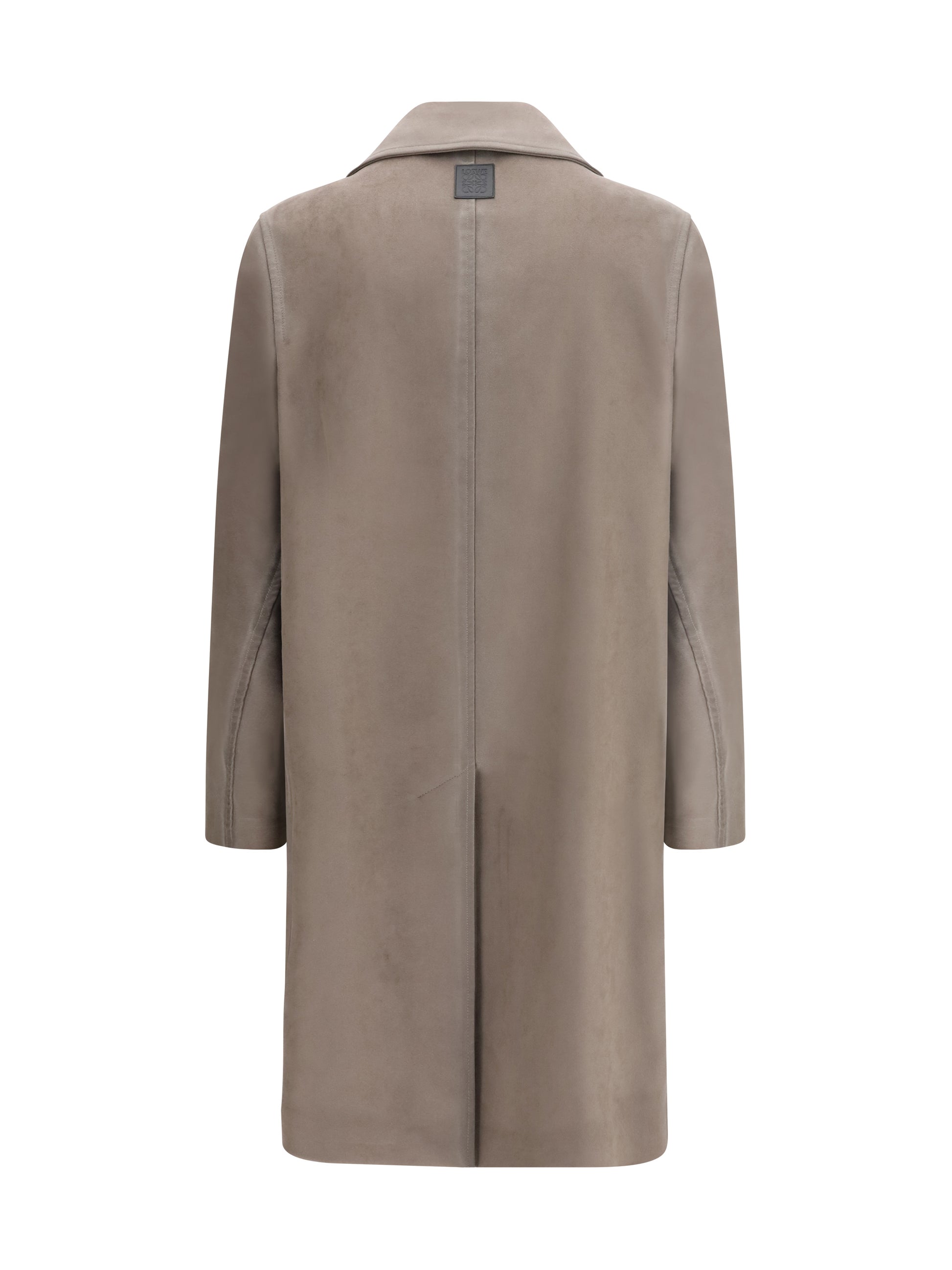 Loewe Men Single-Breasted Brushed Cotton-Blend Fustian Coat LOEWE