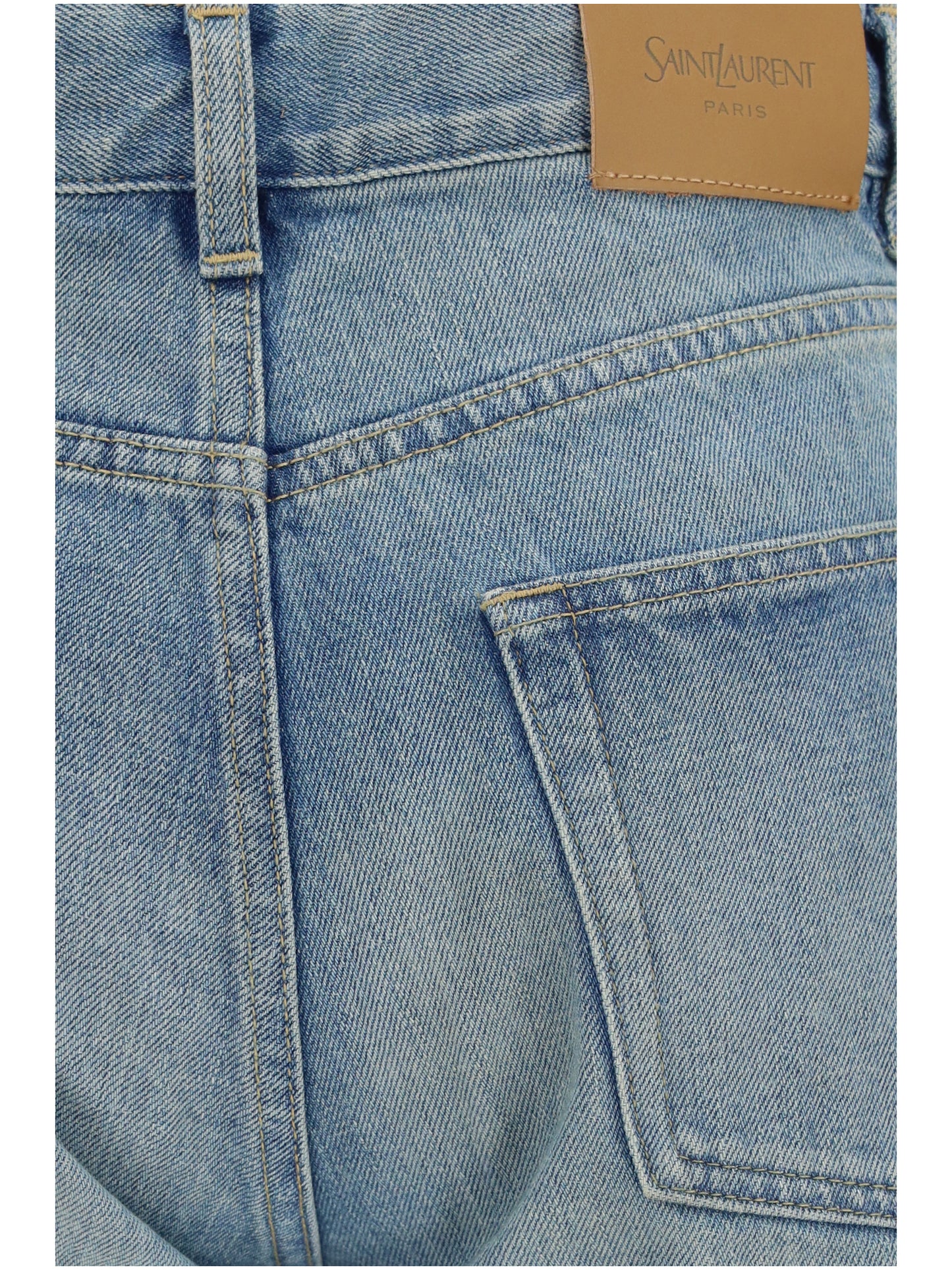 Saint Laurent Women Authentic Straight Jeans SAINT LAURENT
