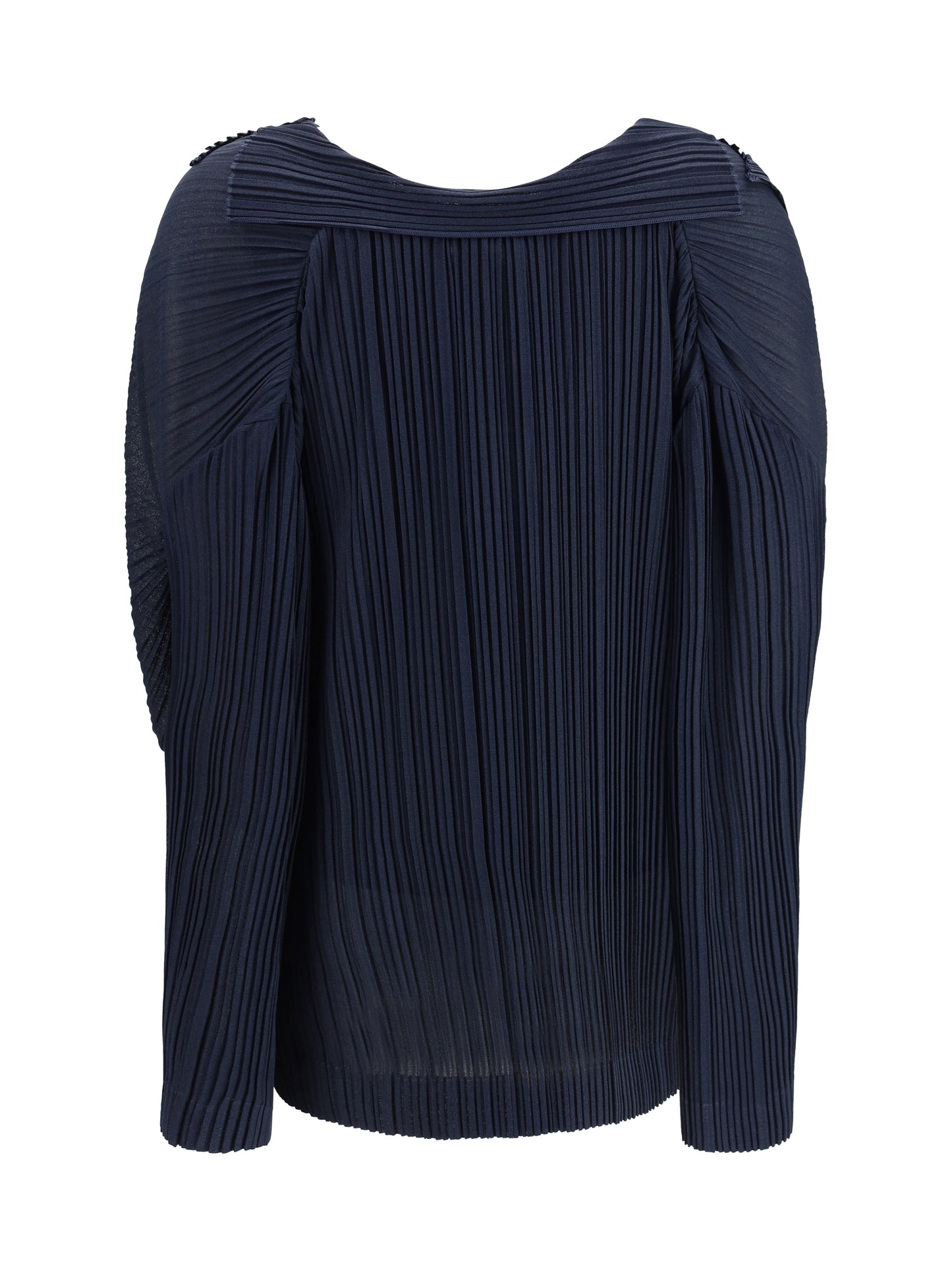 Giorgio Armani Women Semi-Sheer Pleated Blouse GIORGIO ARMANI