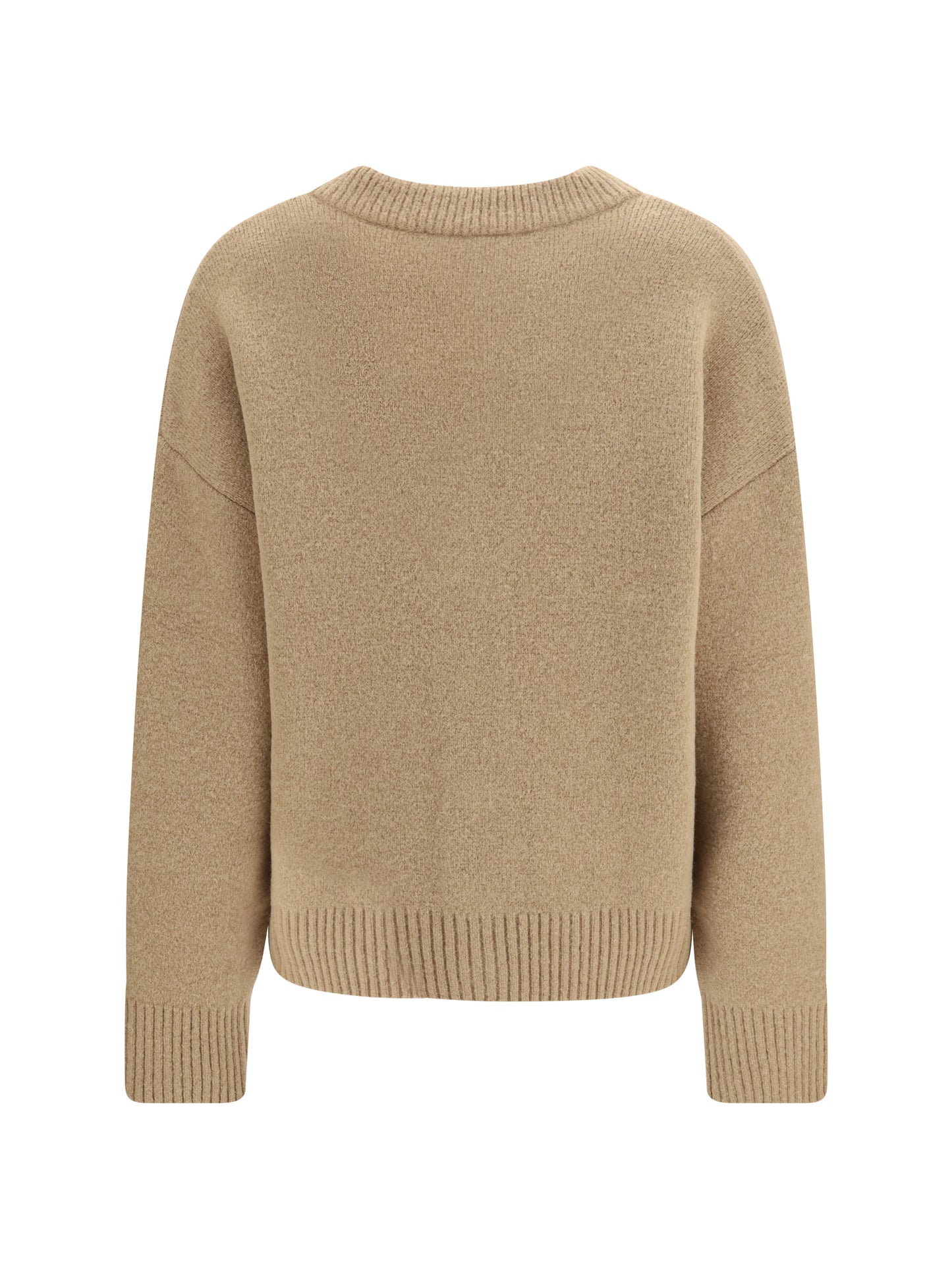 Ami Paris Women Ami De Coeur Cardigan In Alpaca AMI PARIS