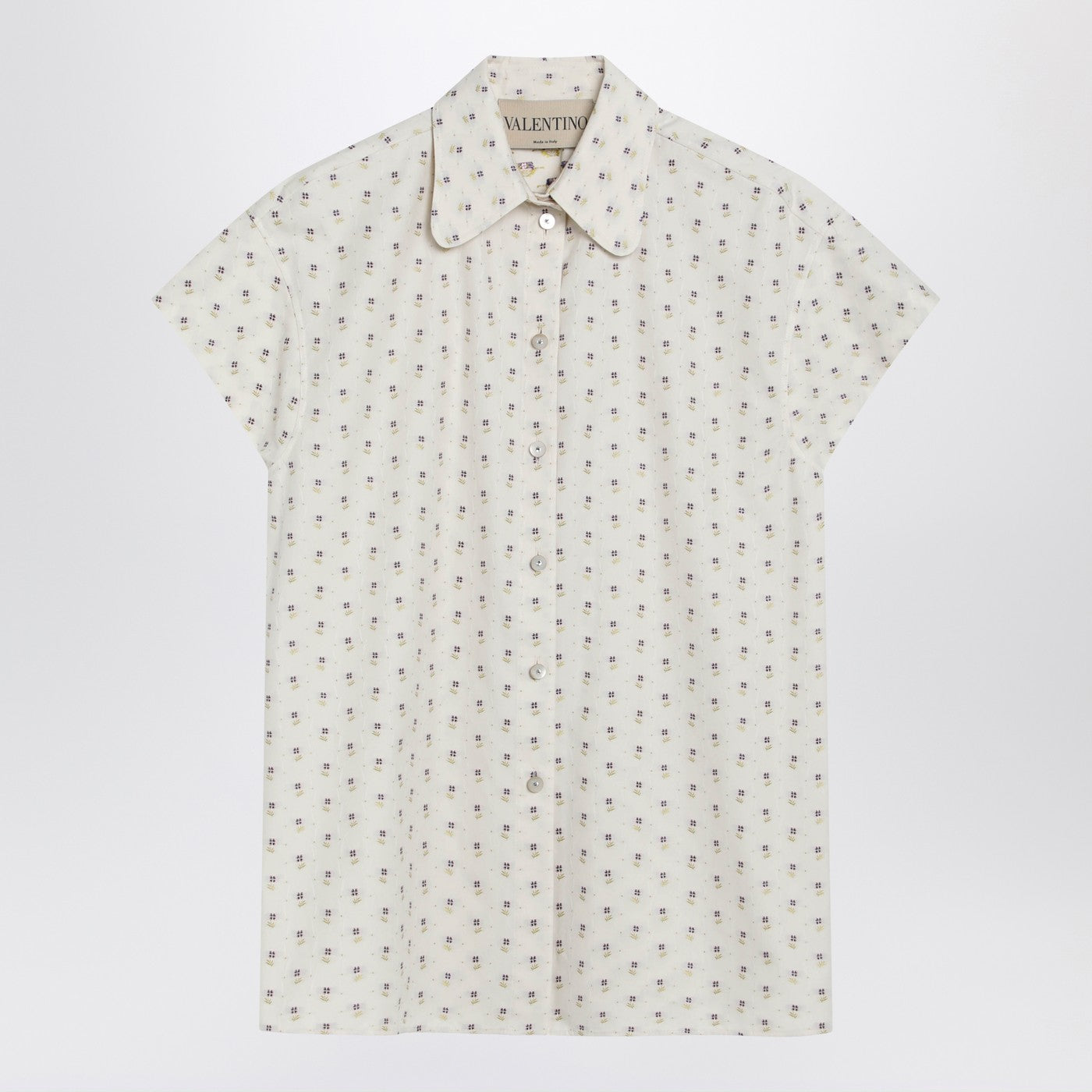 Valentino Short-Sleeved Floral Shirt Women VALENTINO