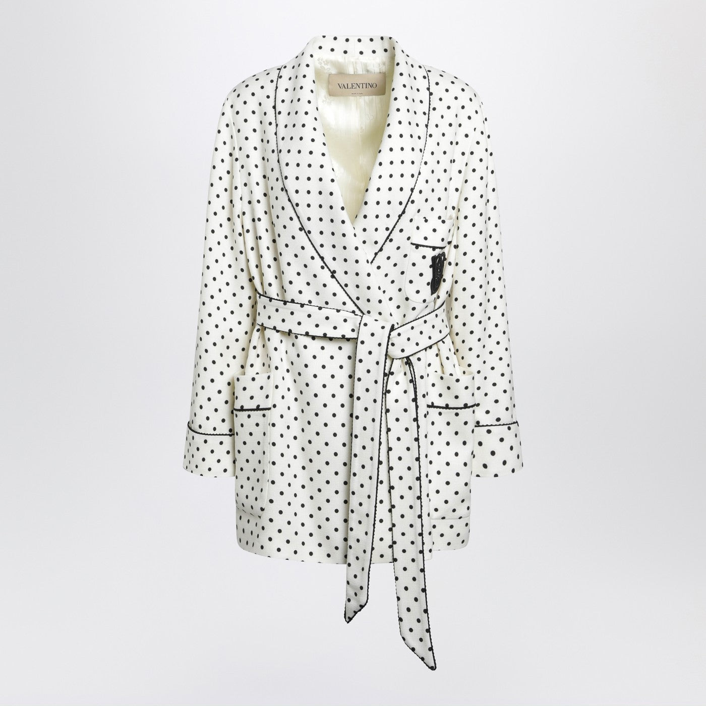 Valentino Supergrain Jacket With Plusdepois Print Women VALENTINO