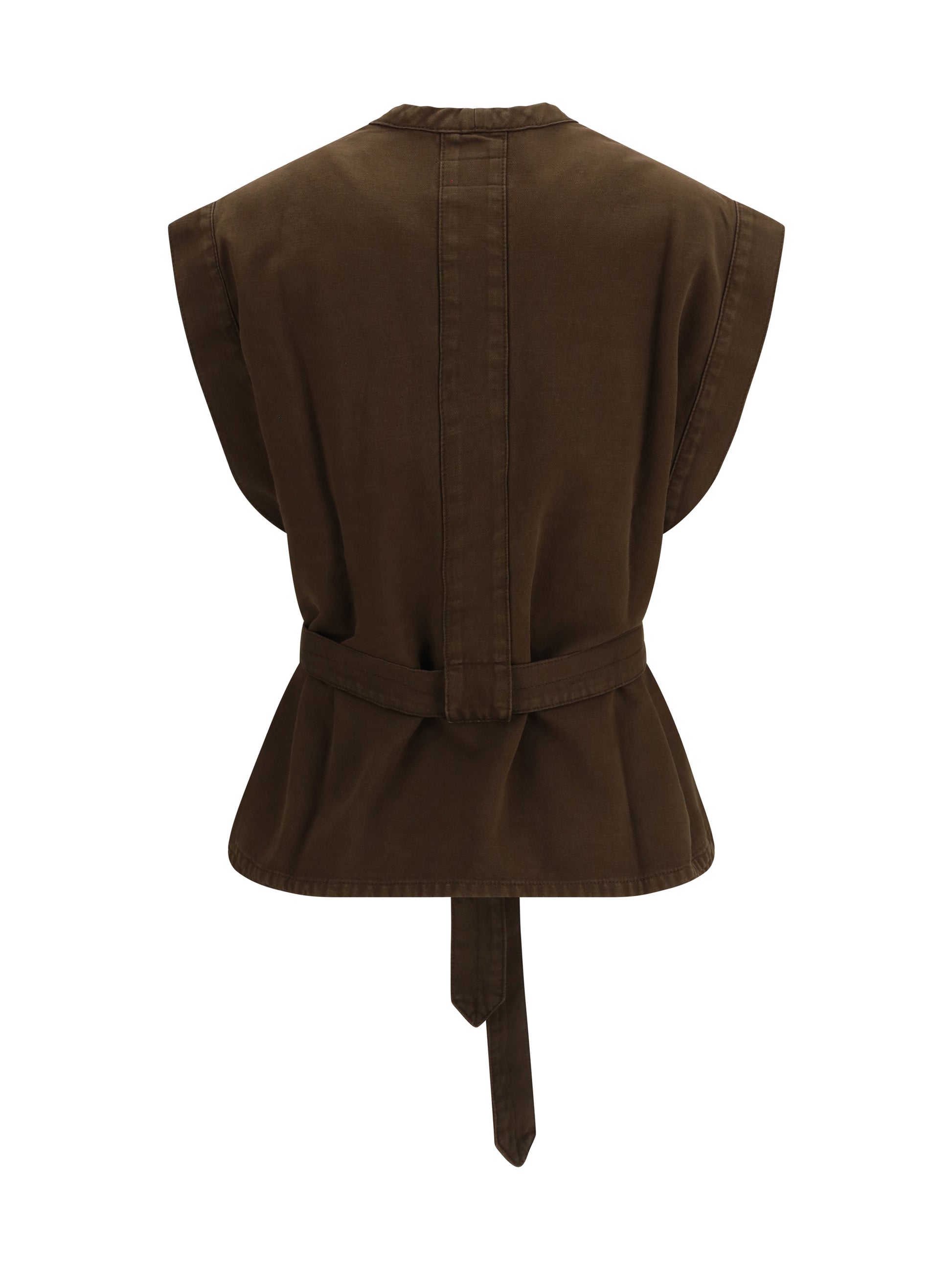 Lemaire Women Chasuble Top With Belt LEMAIRE