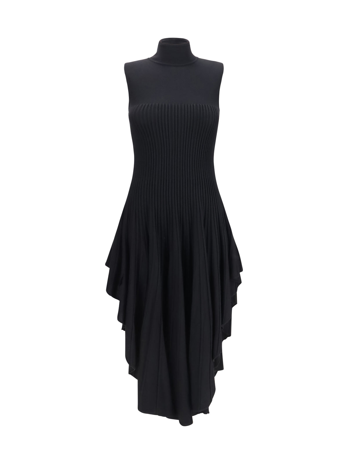 Alaïa Women 3D Sculpted Knit Pointed Dress ALAIA