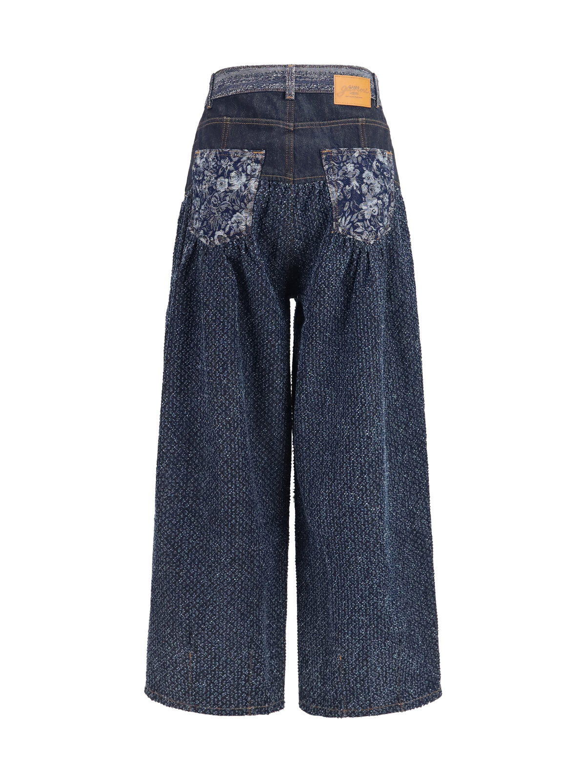 Ganni Women Embroidered Corset Balloon Jeans GANNI