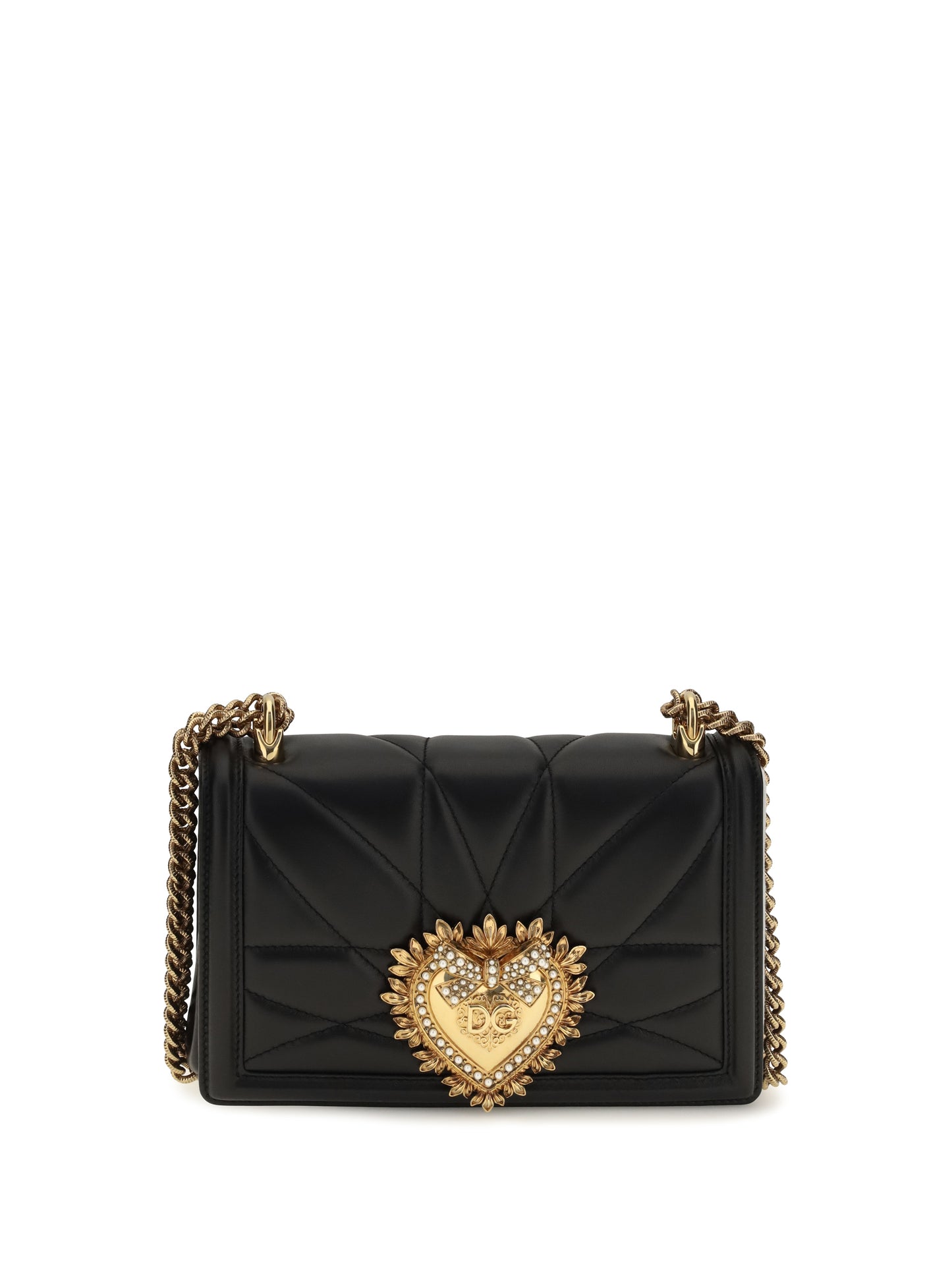 Dolce & Gabbana Women Medium Devotion Matelassé Nappa Shoulder Bag DOLCE & GABBANA