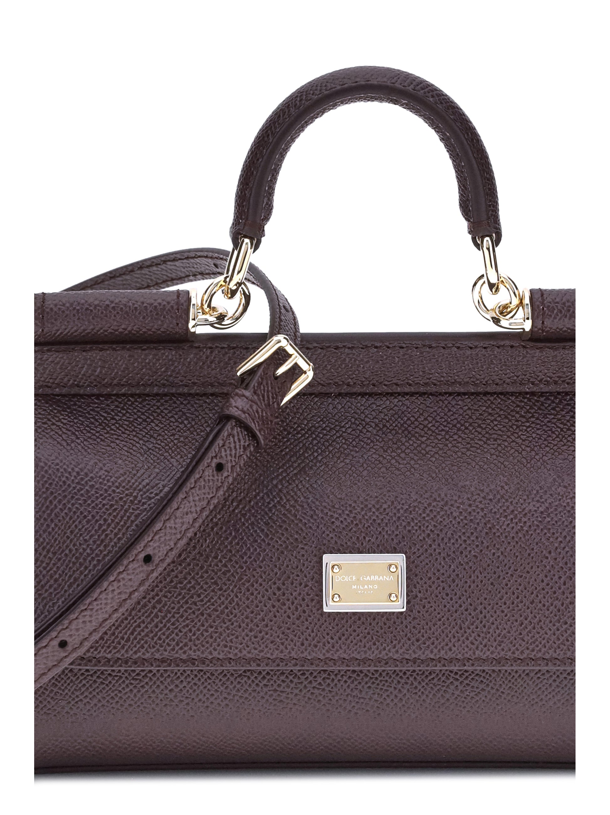 Dolce & Gabbana Women Sicily Small Leather Handbag DOLCE & GABBANA