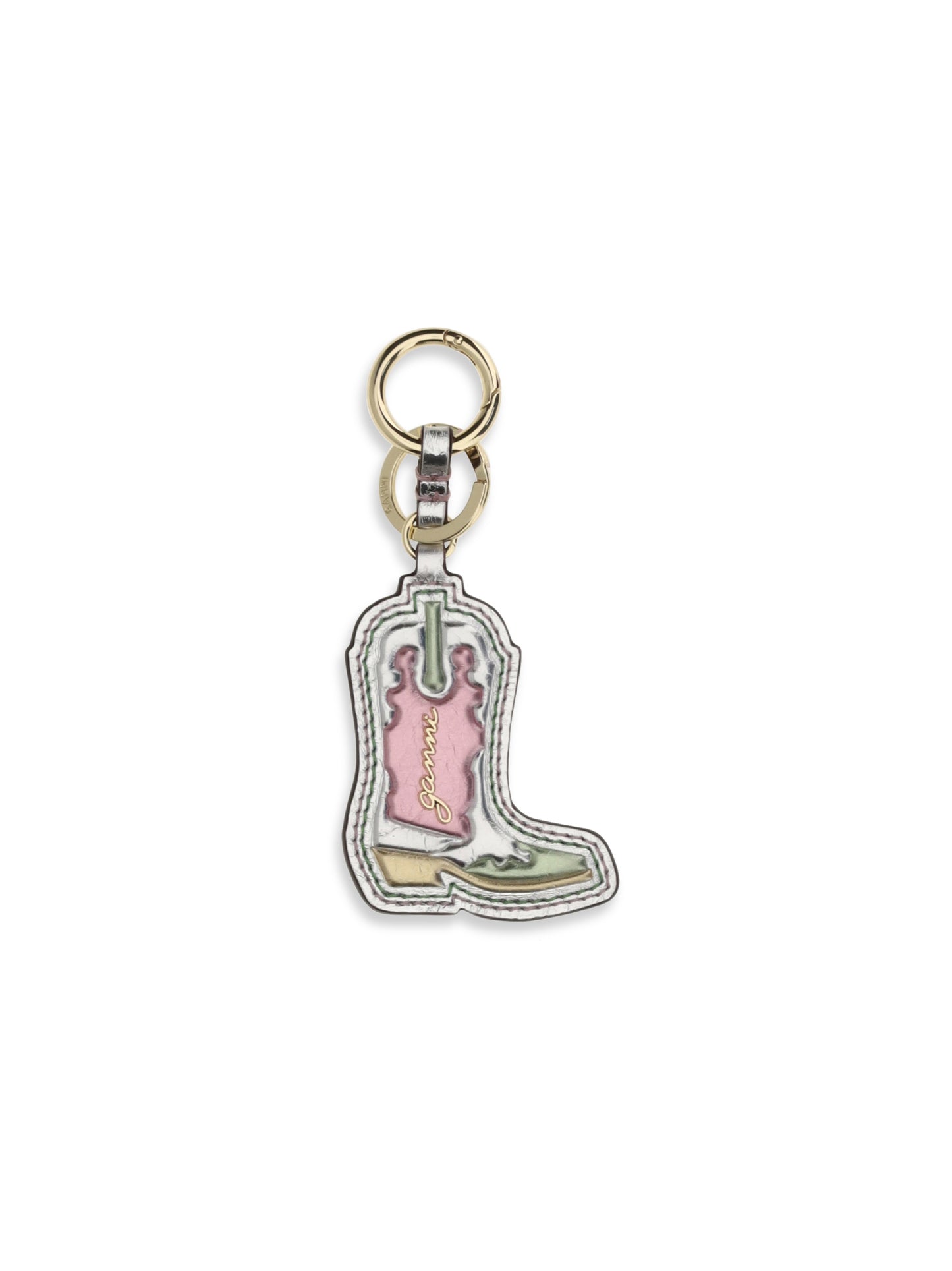 Ganni Women Western Boot Keyring GANNI
