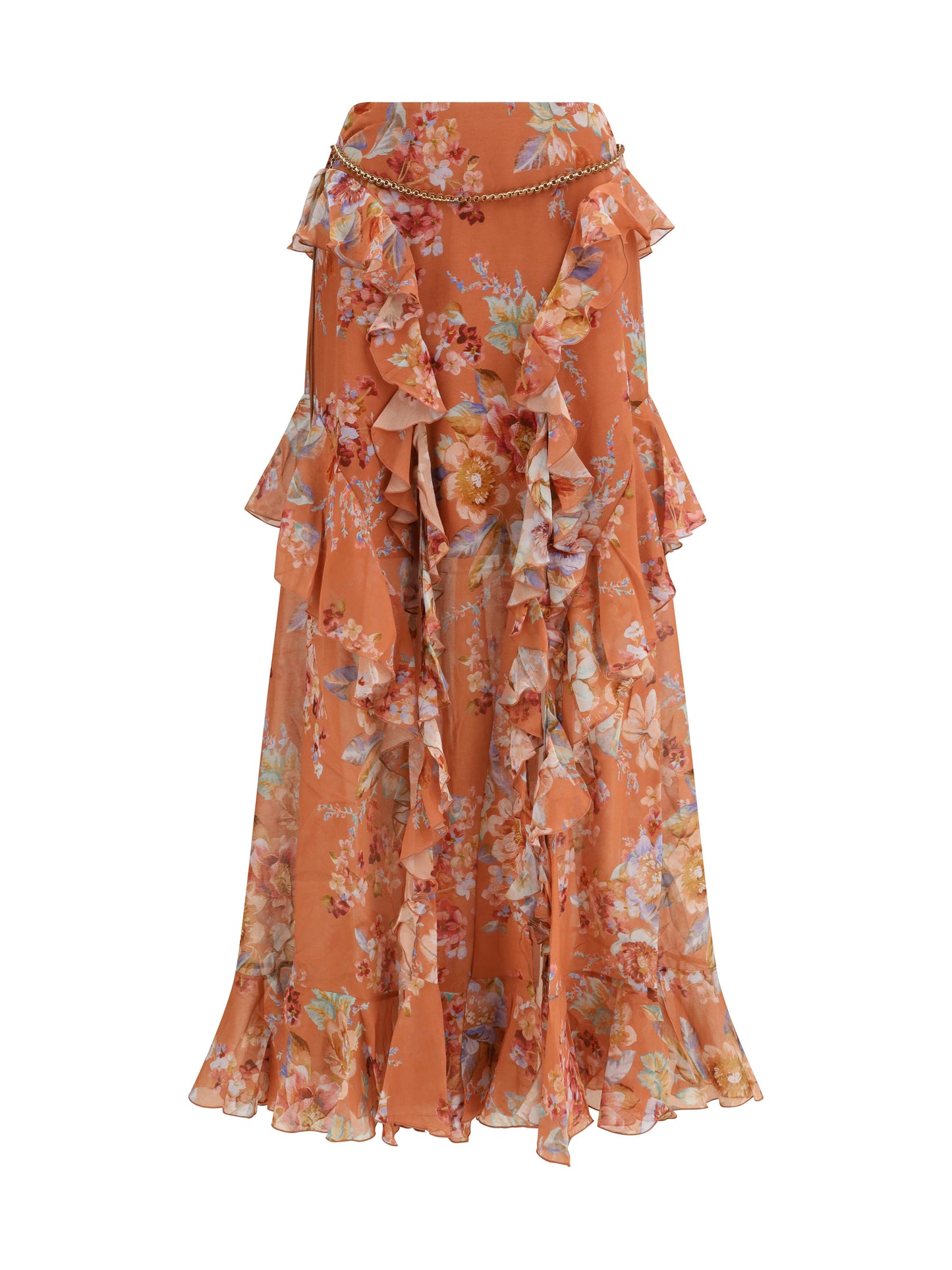 Zimmermann Women Long Ruffle Skirt ZIMMERMANN