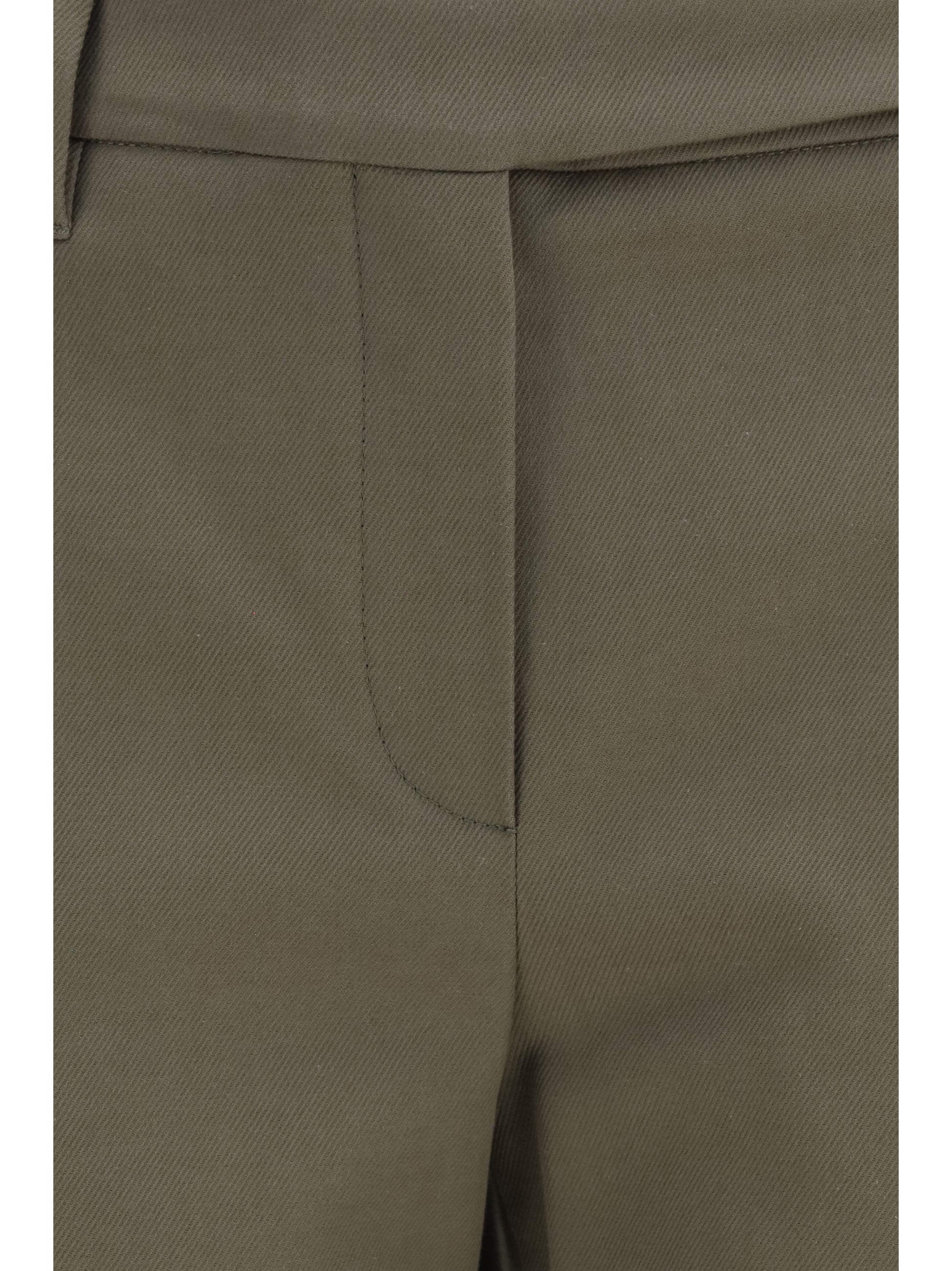 Brunello Cucinelli Women Tailored Cotton Pants BRUNELLO CUCINELLI