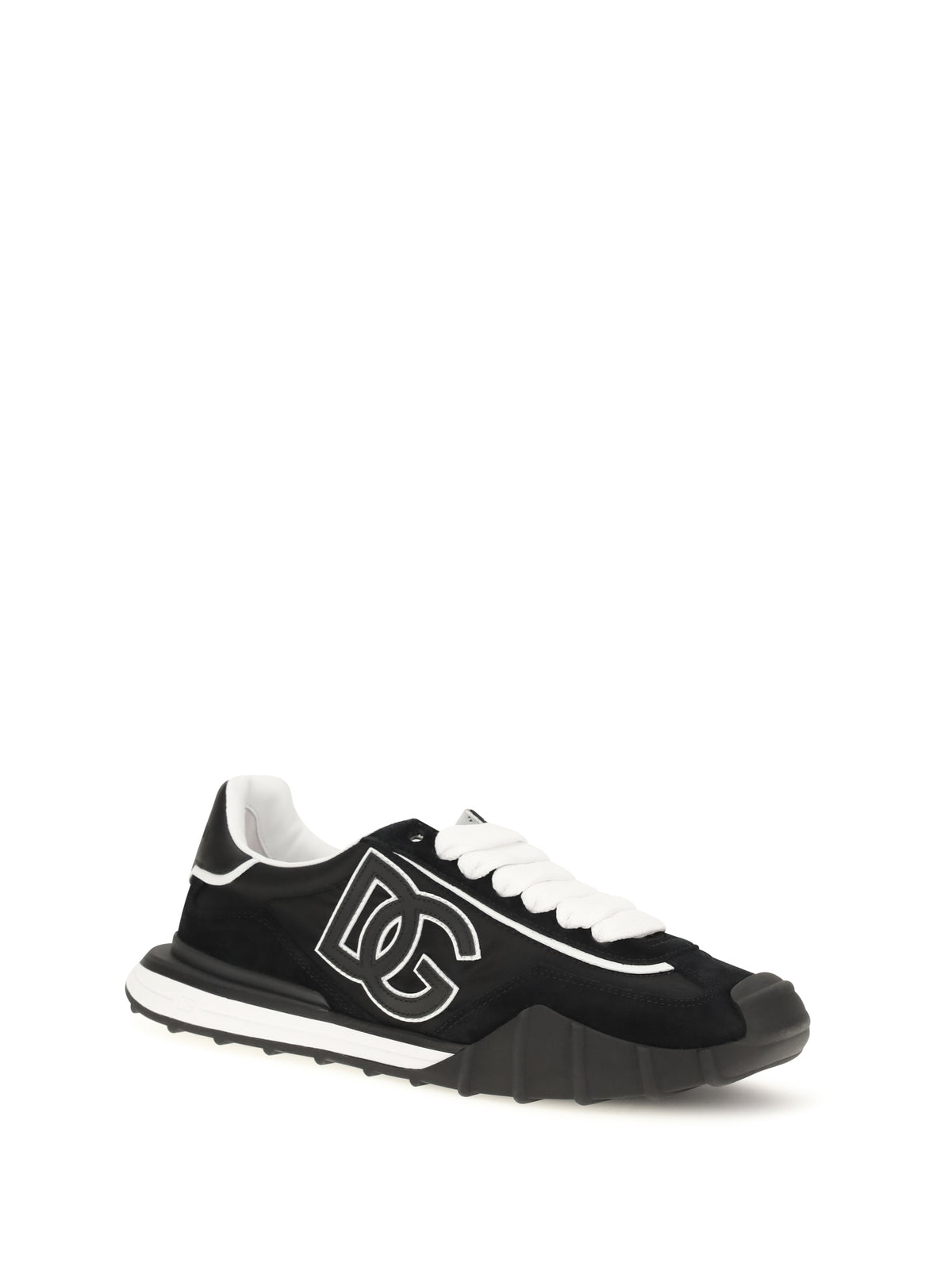 Dolce & Gabbana Men Dg Logo Leather Sneakers DOLCE & GABBANA