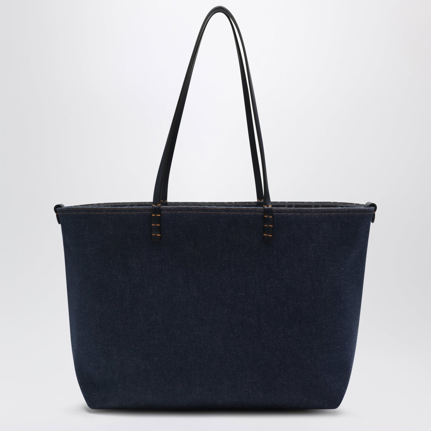 Fendi Roll Medium Reversible Shopping Bag In Denim Women FENDI