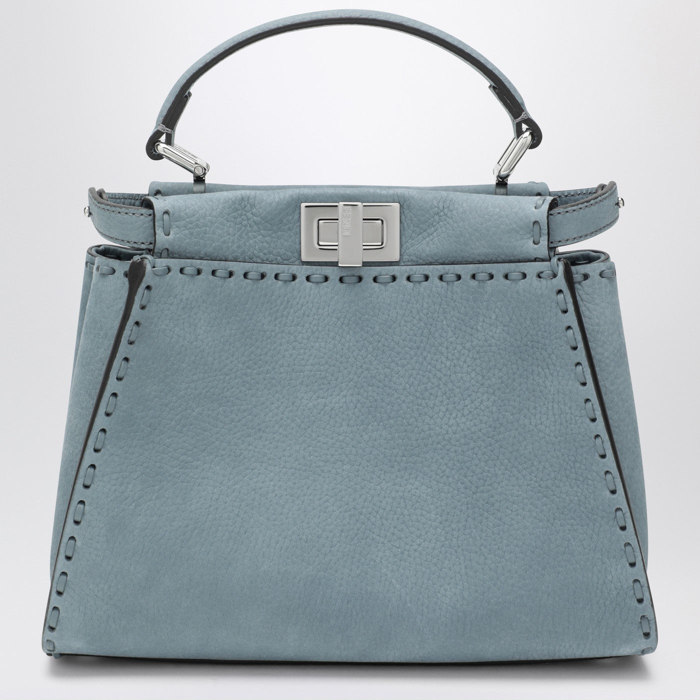 Fendi Mercury Blue Peekaboo Mini Bag Women FENDI