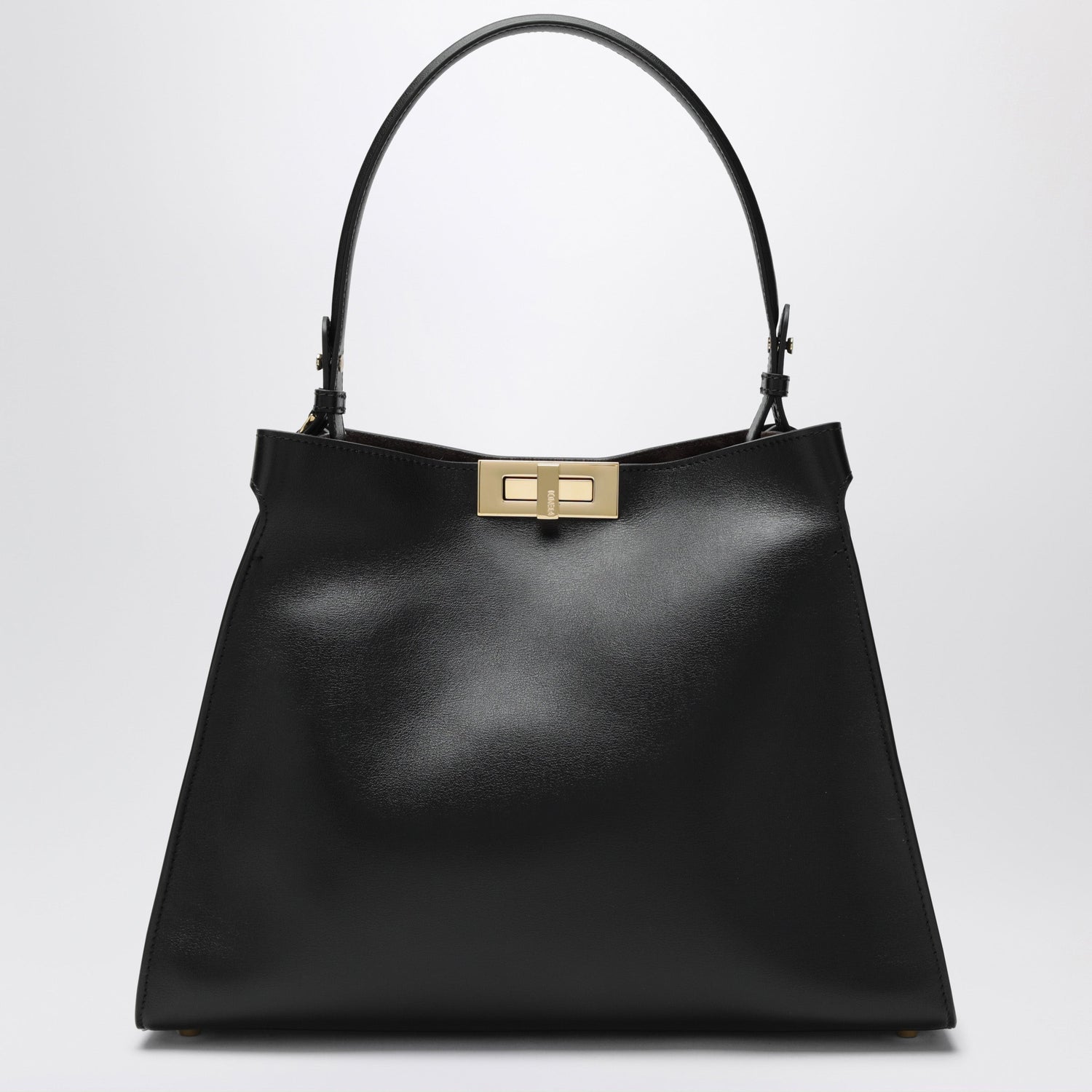 Fendi Fendi Way Medium Bag In Black Leather And Chocolate Suede Women FENDI