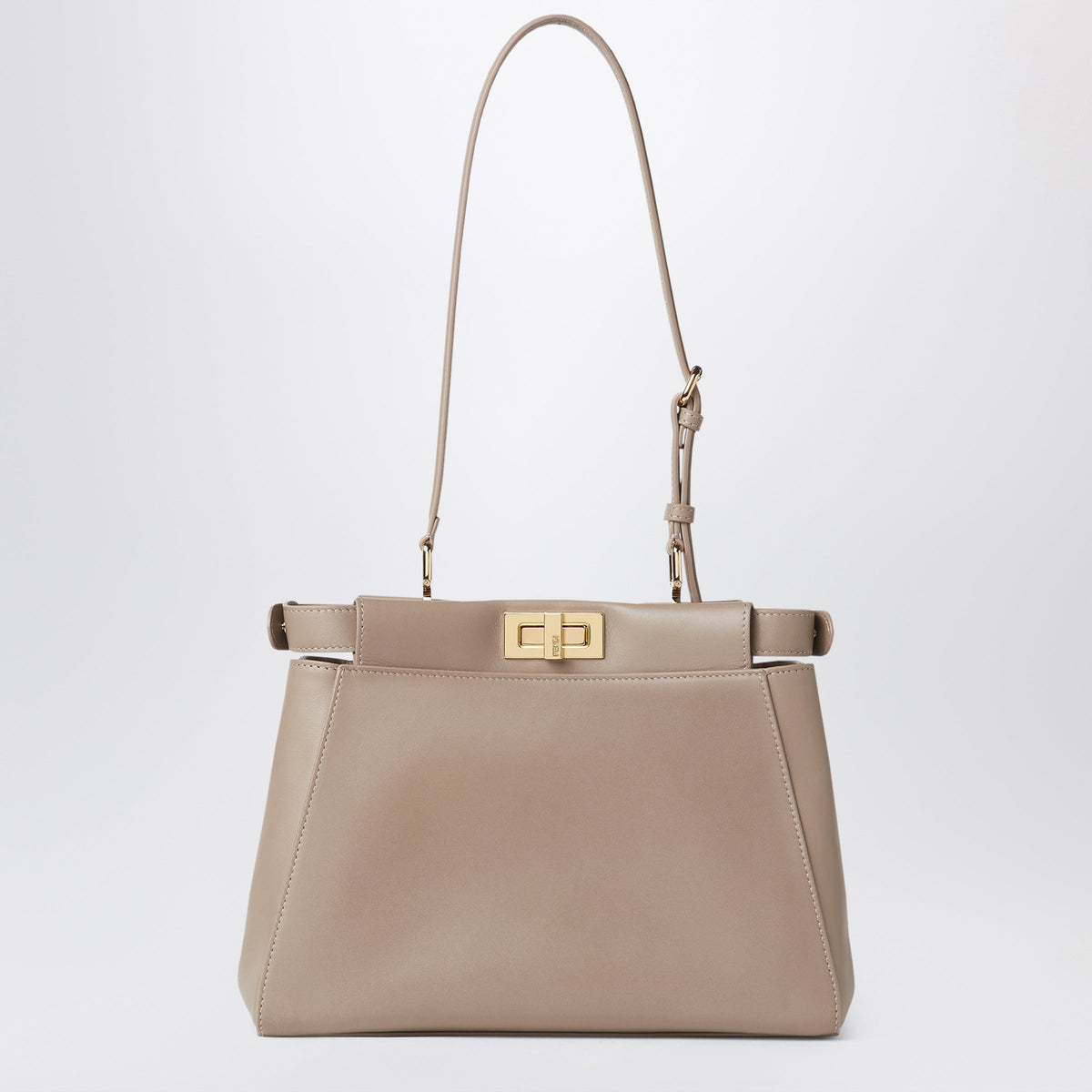 Fendi Taupe Peekaboo Soft Large Bag Women FENDI