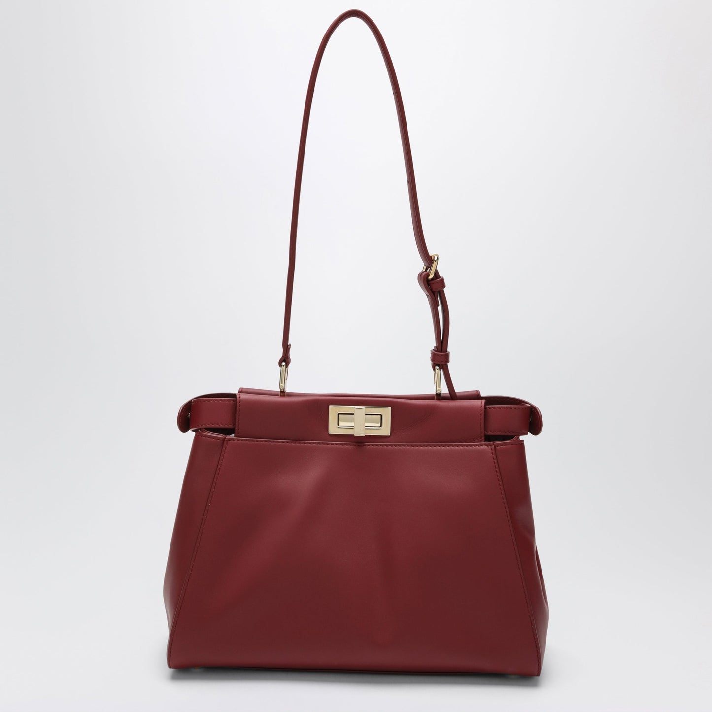 Fendi Dark Red Peekaboo Soft Large Bag Women FENDI