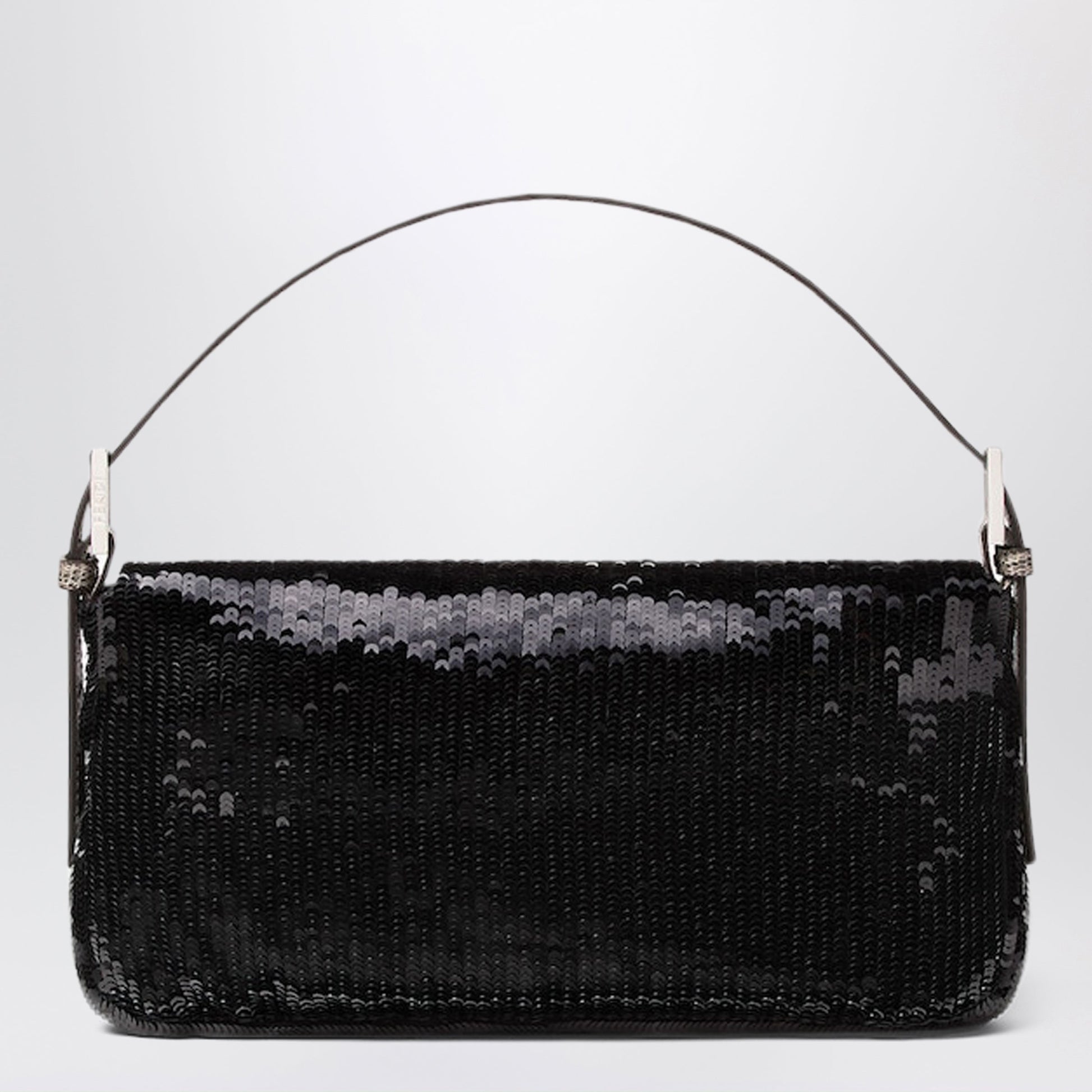 Fendi Baguetteâ® 26424 Black Sequinned Bag Women FENDI