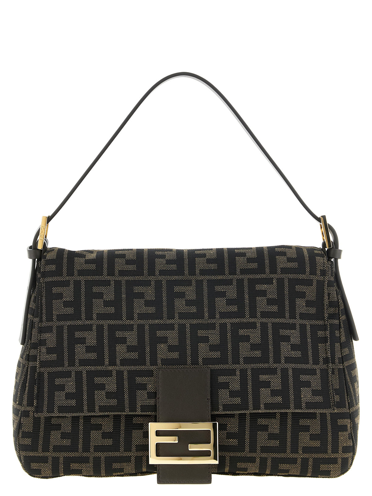 Fendi Women Brown 'Flap 26325' Shoulder Bag FENDI