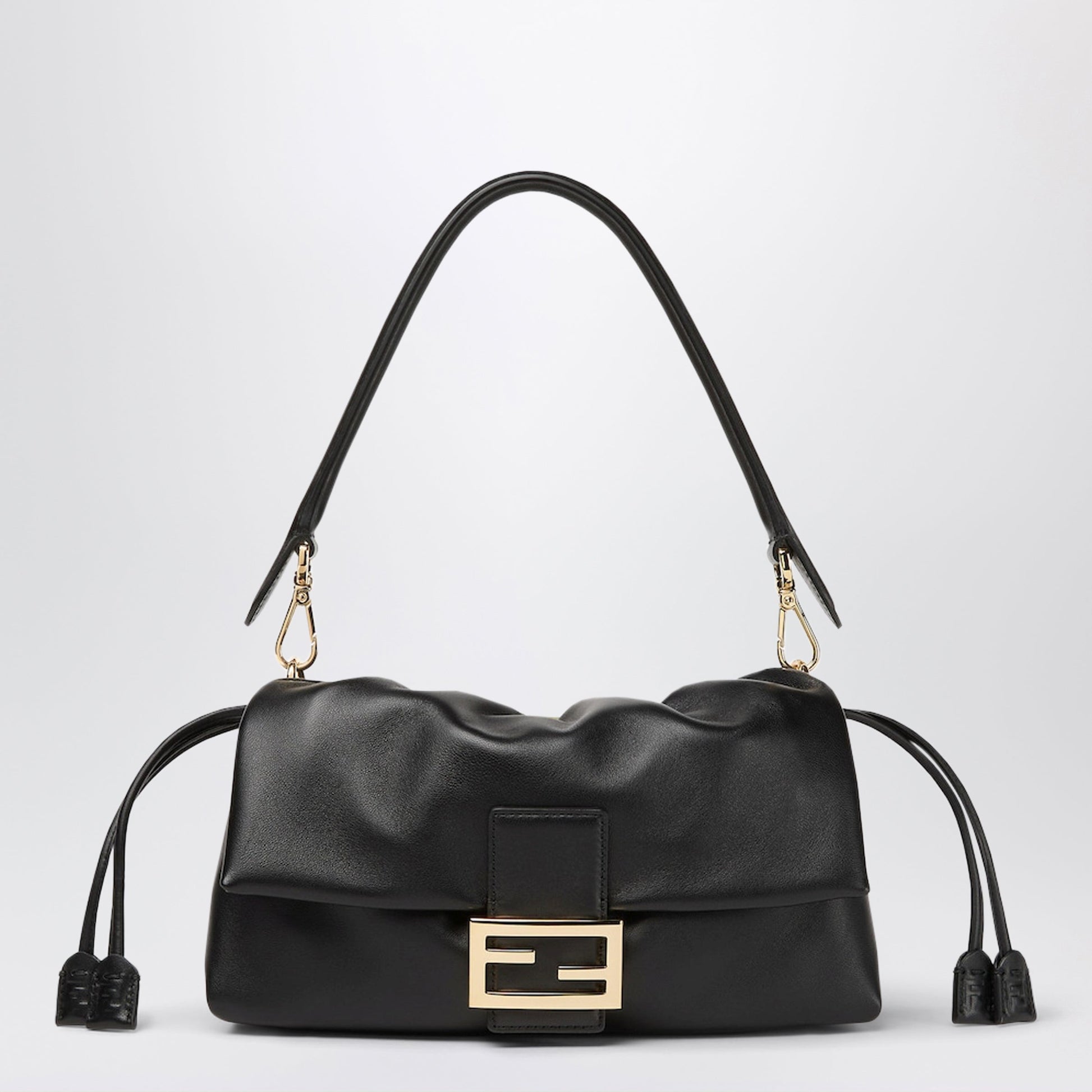 Fendi Black Baguetteâ® Soft Medium Bag Women FENDI