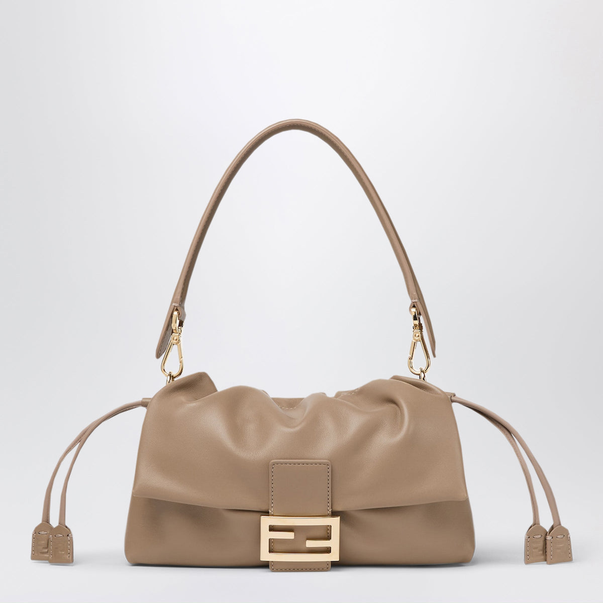 Fendi Taupe Baguette Soft Medium Bag Women FENDI
