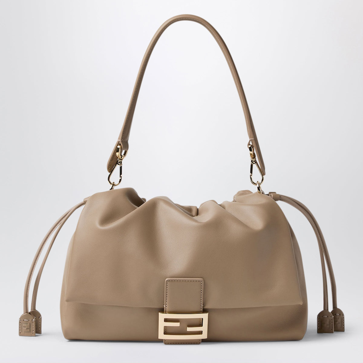 Fendi Taupe Baguette Soft Large Bag Women FENDI