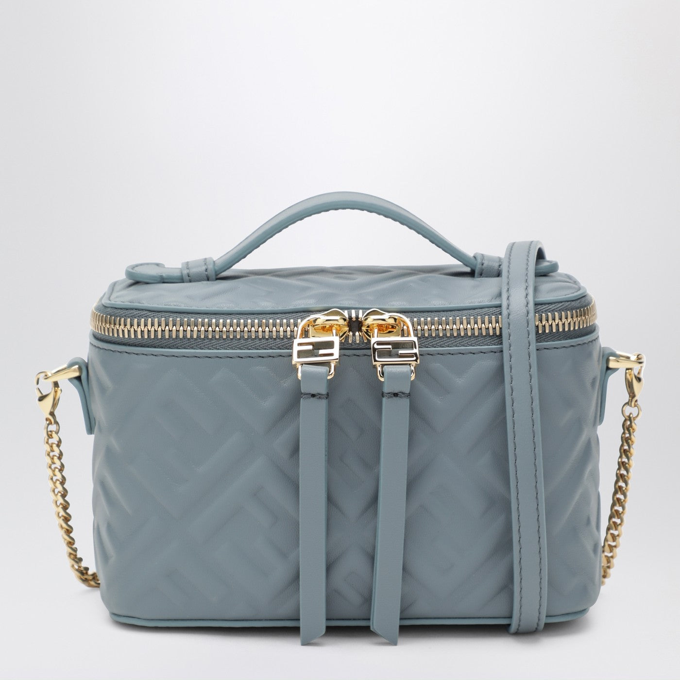 Fendi Light Blue Fendi Vanity Bag Women FENDI